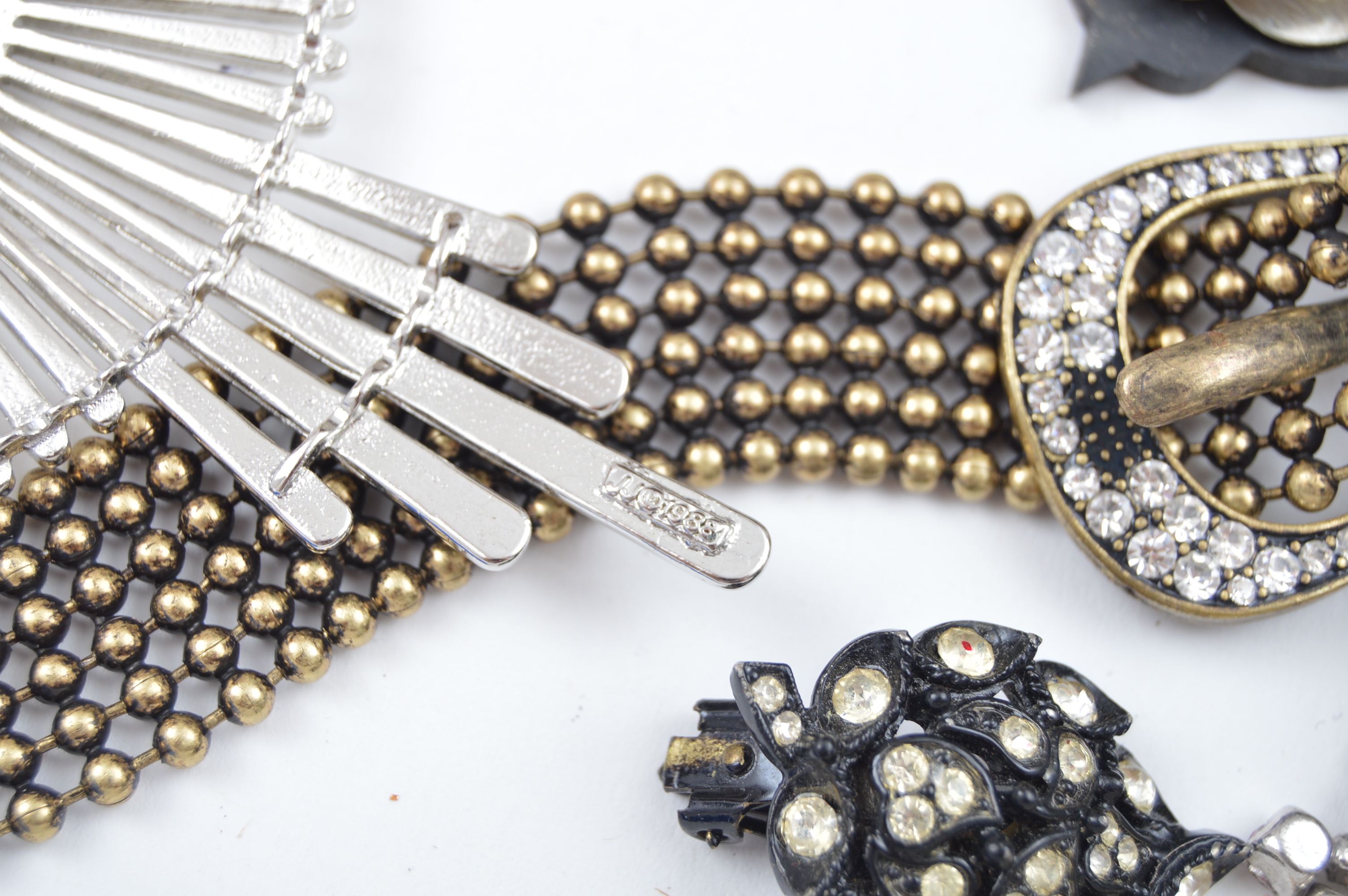 Vintage Jewelry Chest With Jewelry Collection Including Sterling Silver