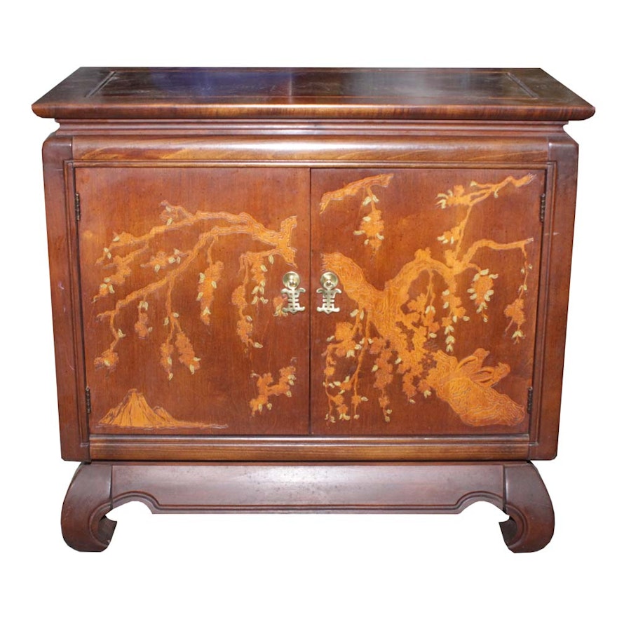 Chinoiserie Decorated Credenza