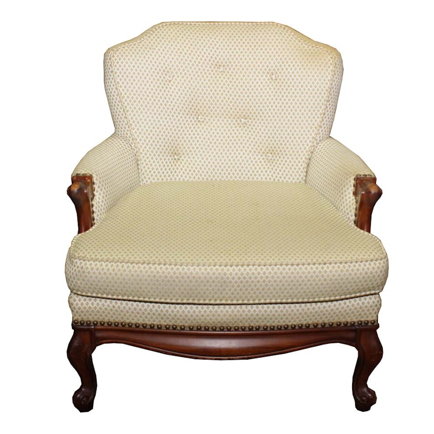Vintage French Provincial Style Upholstered Chair