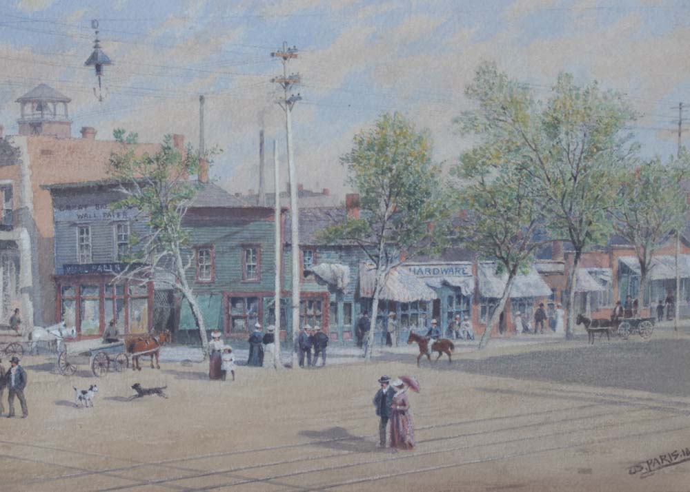 Walter Paris Watercolor Painting