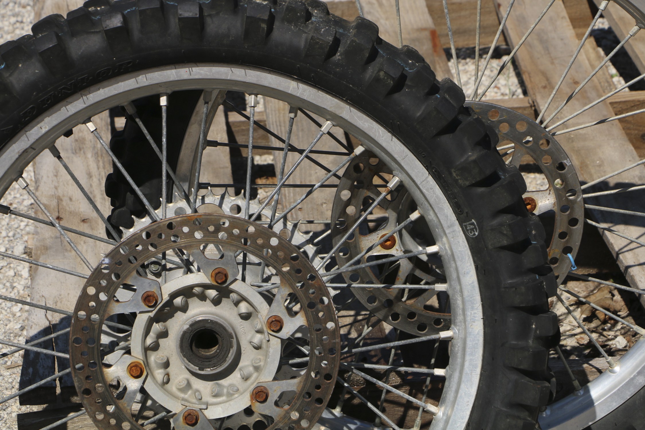 Dunlop 110/90-19 and 80/100-21 Dirt Bike Motorcycle Tires