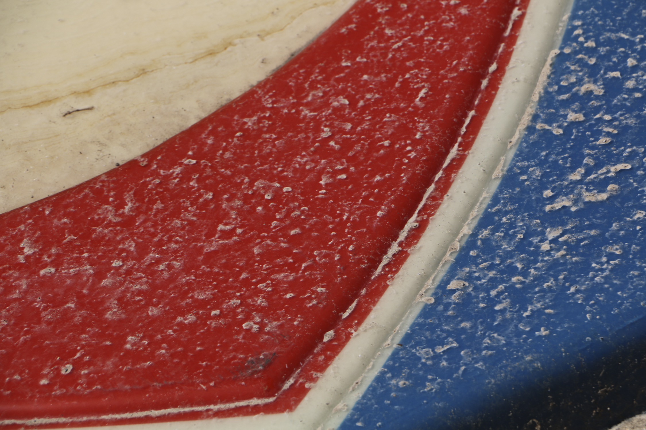 Vintage Fina Gas Station Advertising Sign