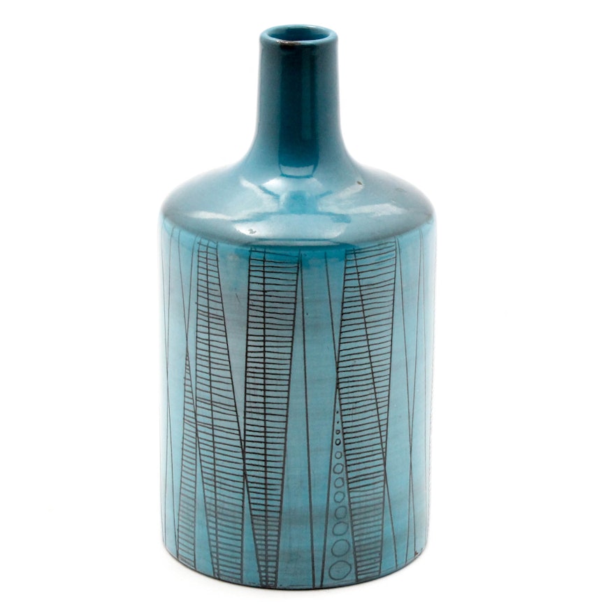 Upsala-Ekeby Mid Century Modern Swedish Pottery Vase