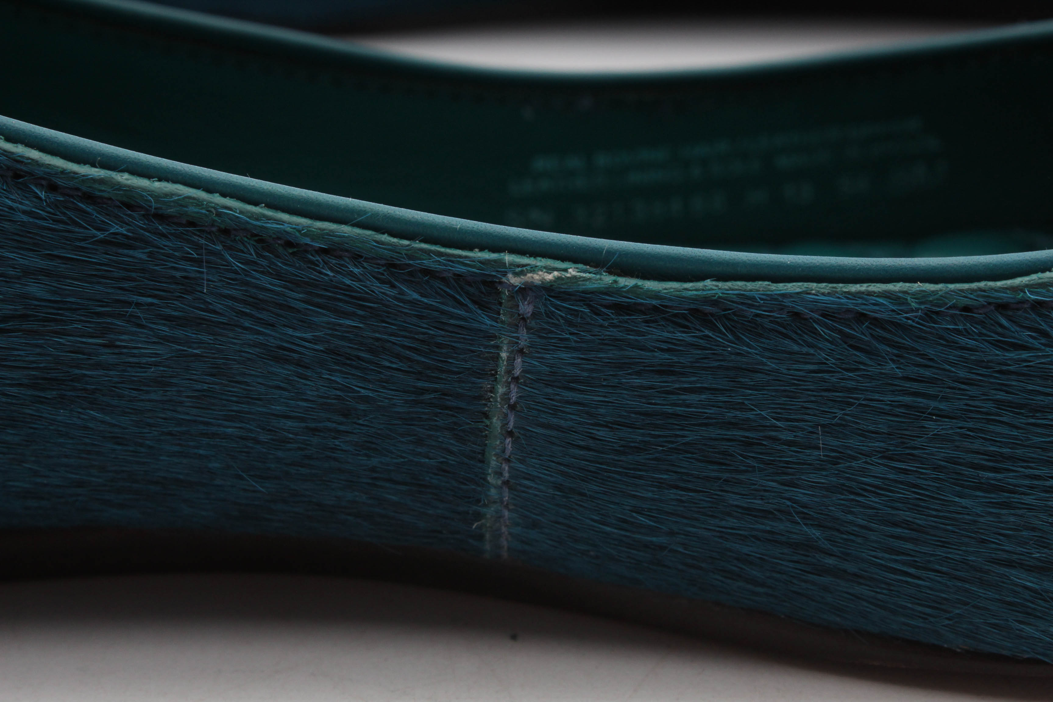 Women's Tory Burch Jess Teal Dyed Calf Hair Flats