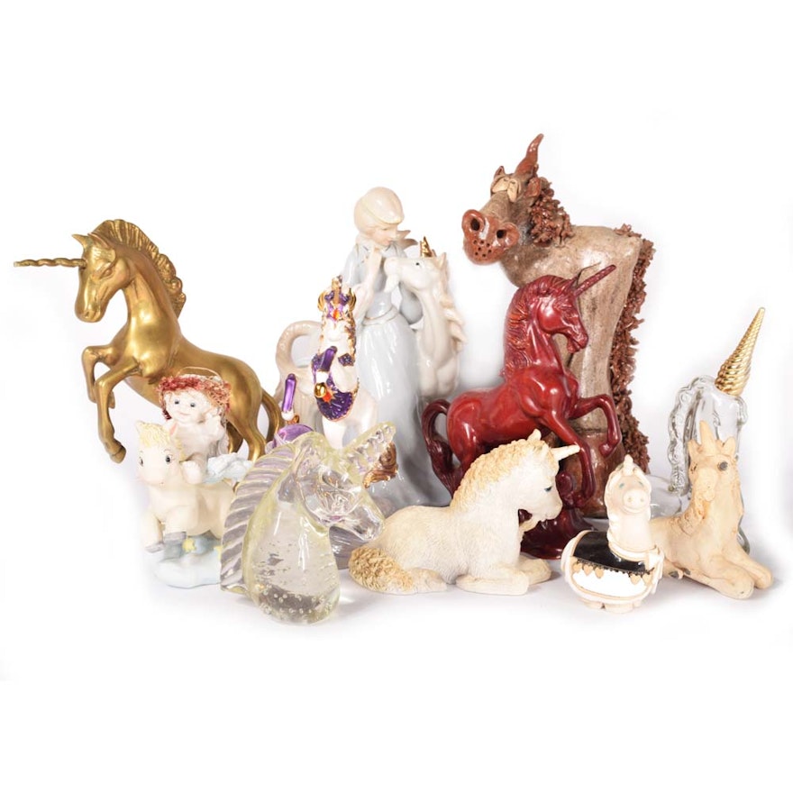 Vintage Unicorn Figurines