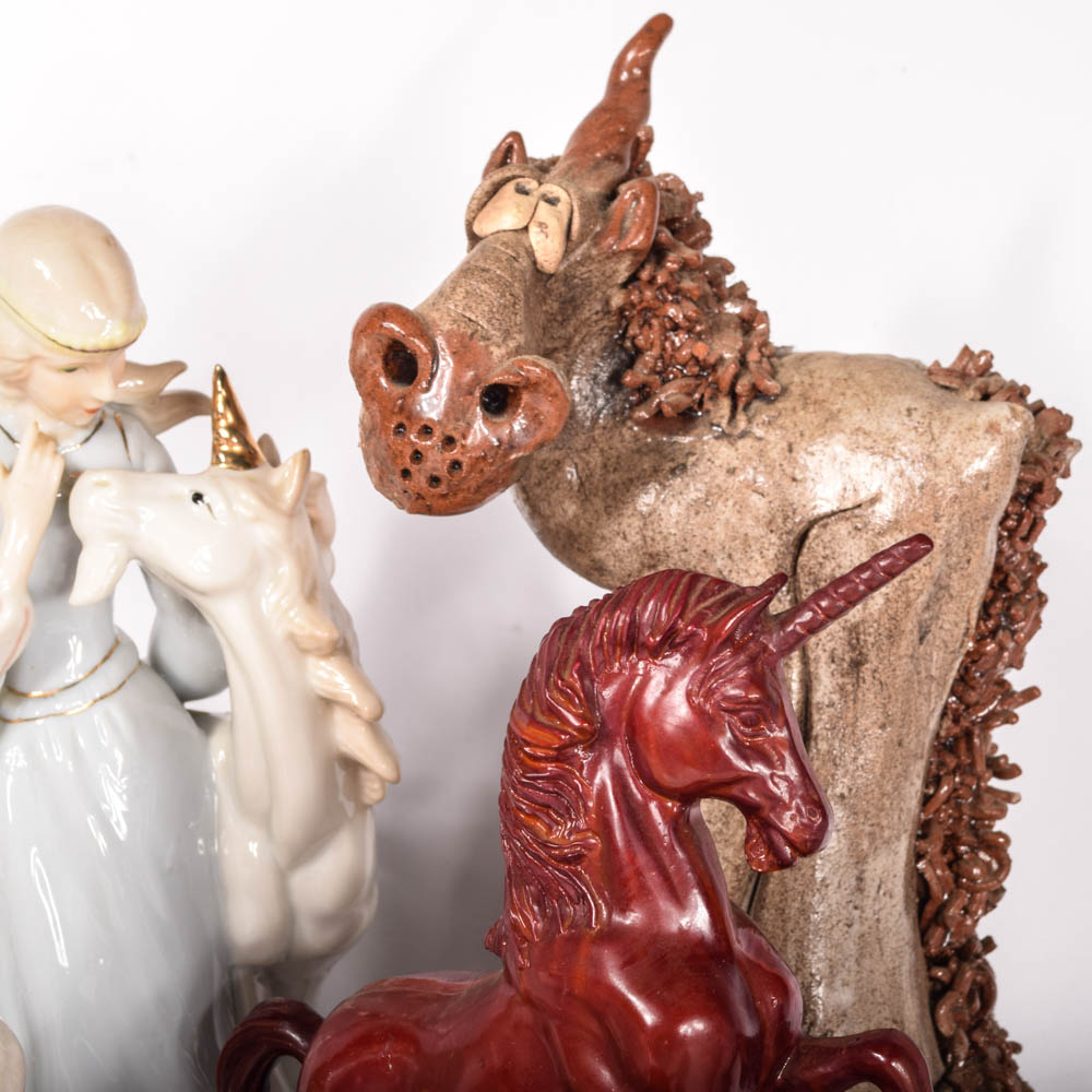 Vintage Unicorn Figurines EBTH