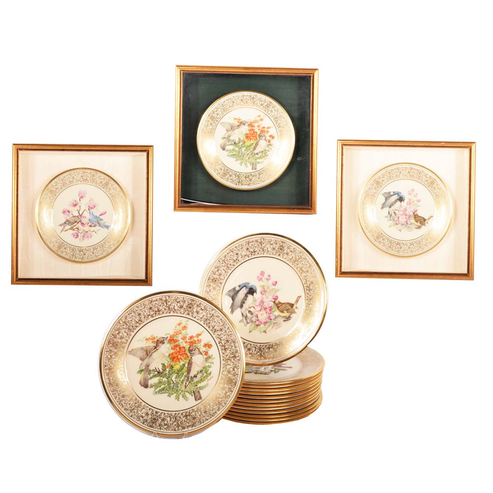 Vintage Lenox Annual Edition "Boehm Birds" Collector Plates