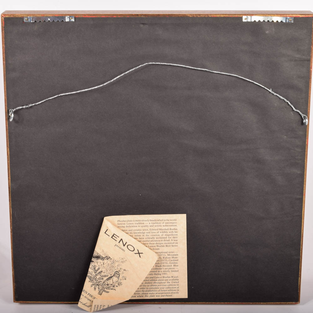 Vintage Lenox Annual Edition "Boehm Birds" Collector Plates