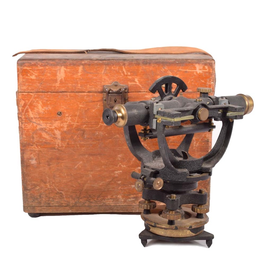 Vintage David White Co. Survey Instrument