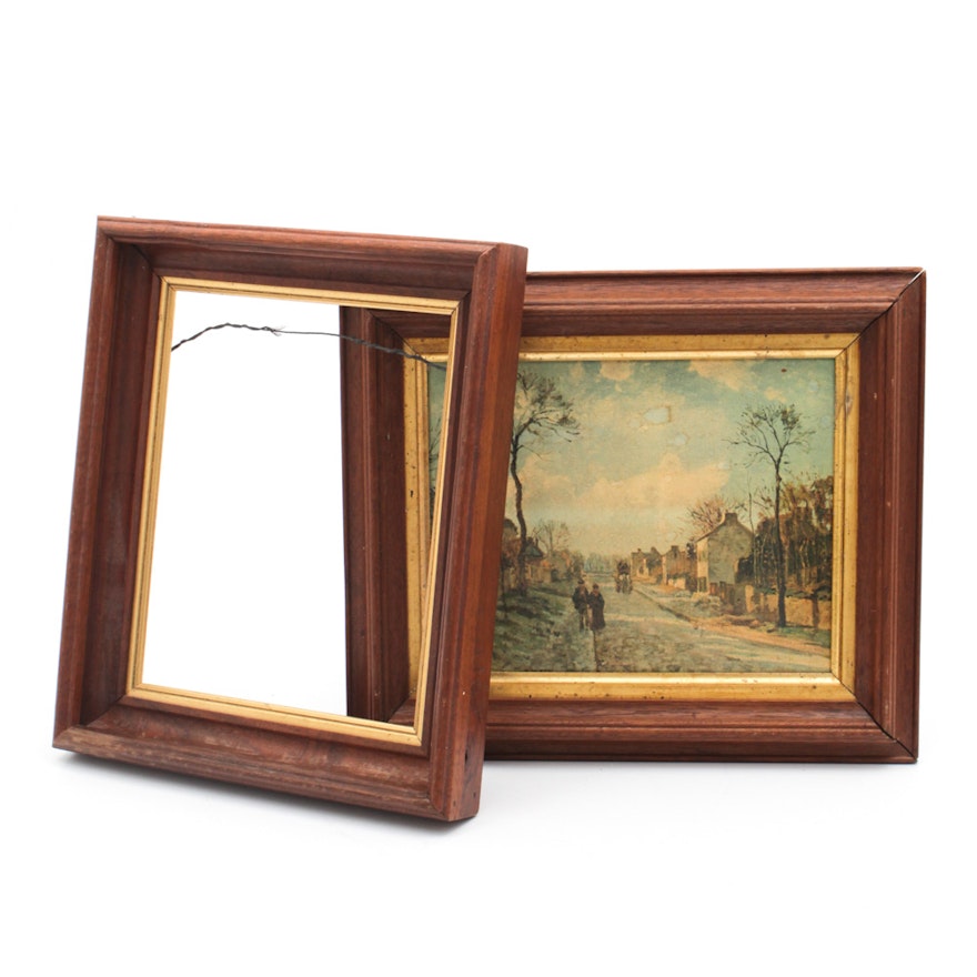 Antique Walnut Picture Frames