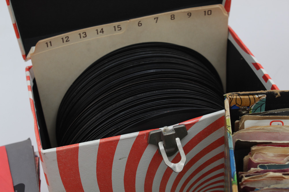 Vintage 45 RPM Records Featuring Elton John, Dean Martin, Dolly Parton