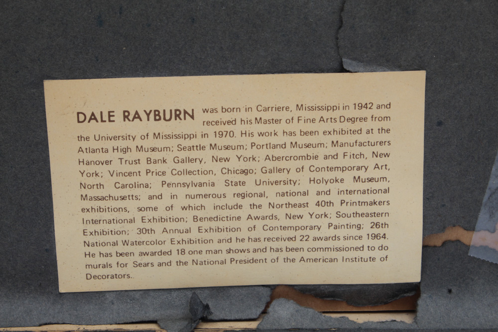 Dale Rayburn Limited Edition Etching "The Nonconformist"