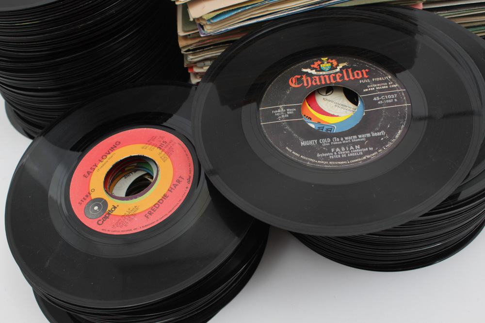 Vintage 45s Featuring Madonna, Blondie, Emmy Lou Harris, Perry Como