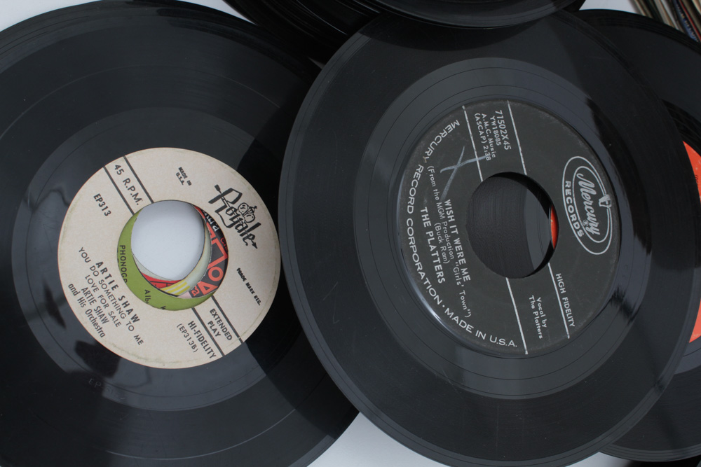 Vintage 45s Featuring Madonna, Blondie, Emmy Lou Harris, Perry Como