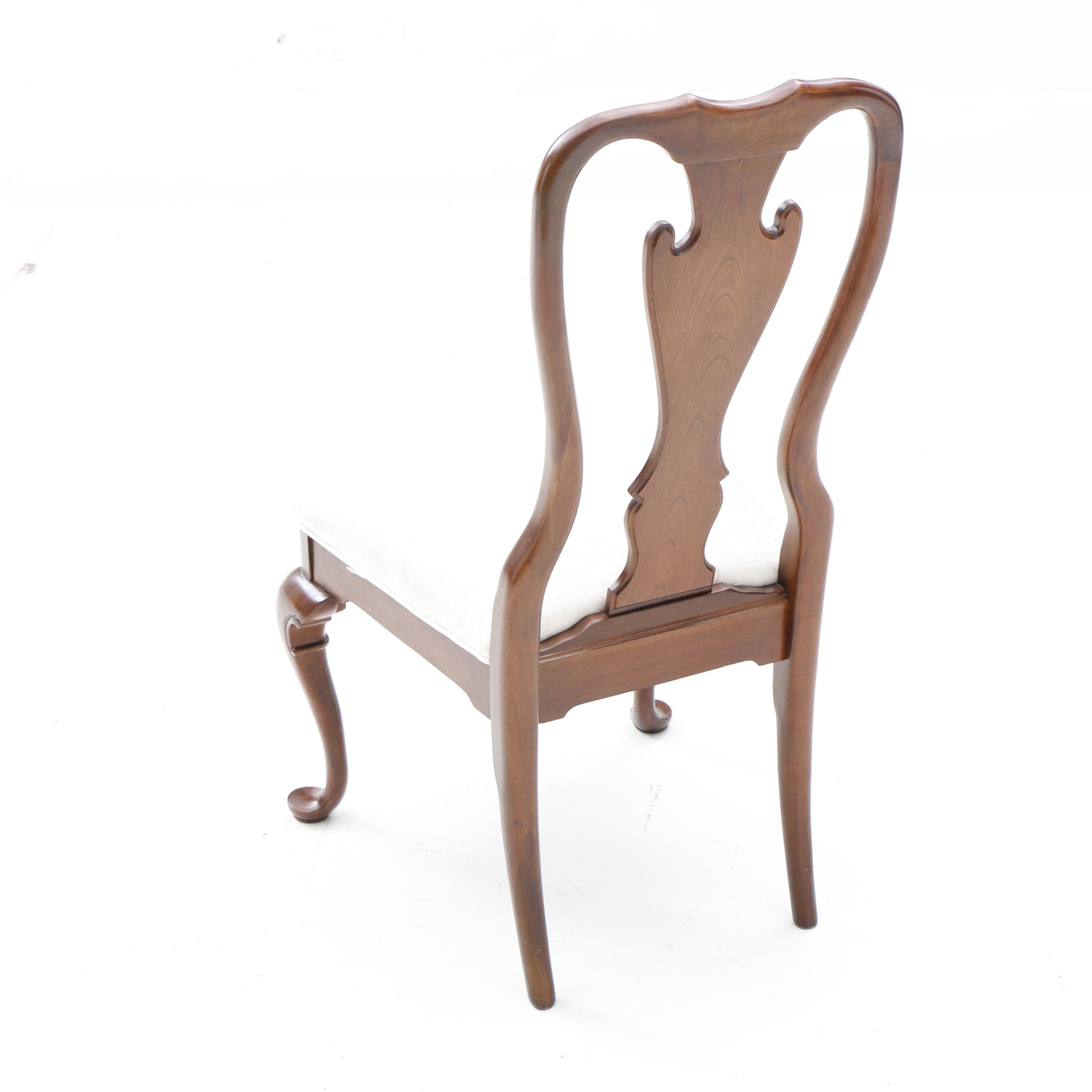 Queen Anne Stye Dining Table with Chairs by Kincaid