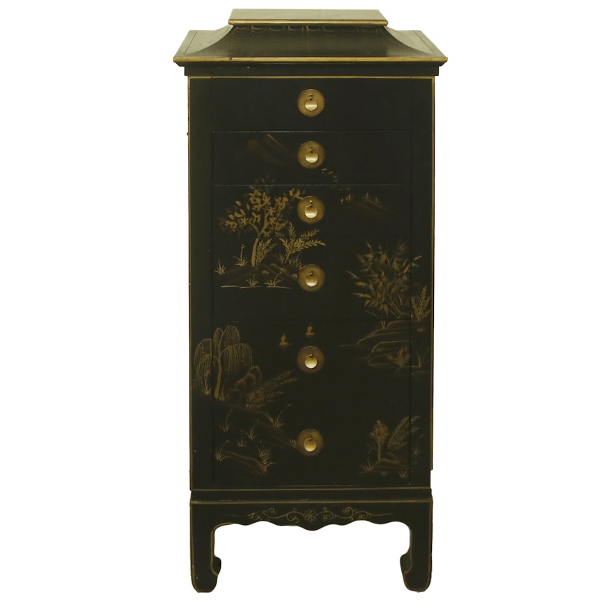 East Asian Style Jewelry Armoire