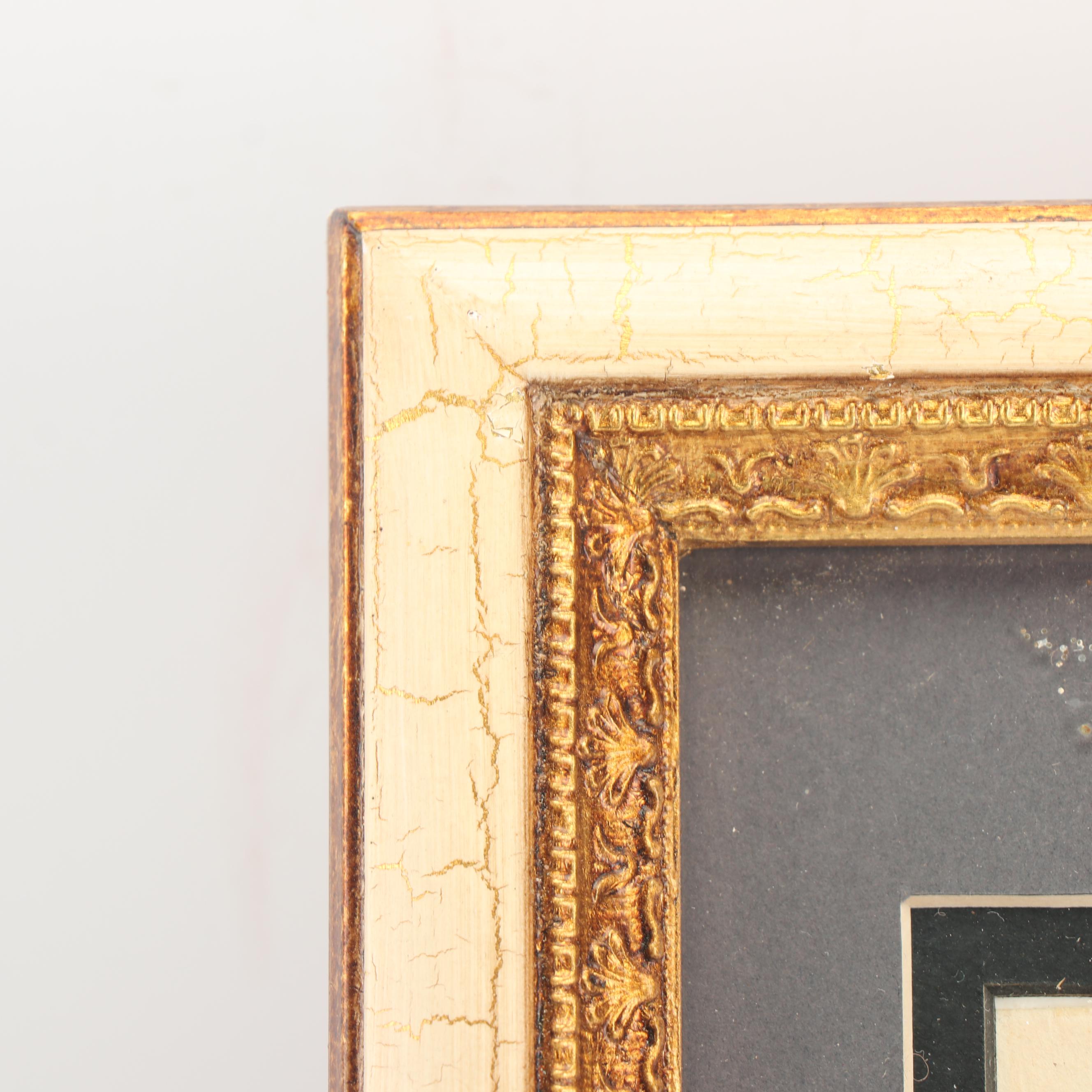 Mid-Century Watercolor and Ink Painting