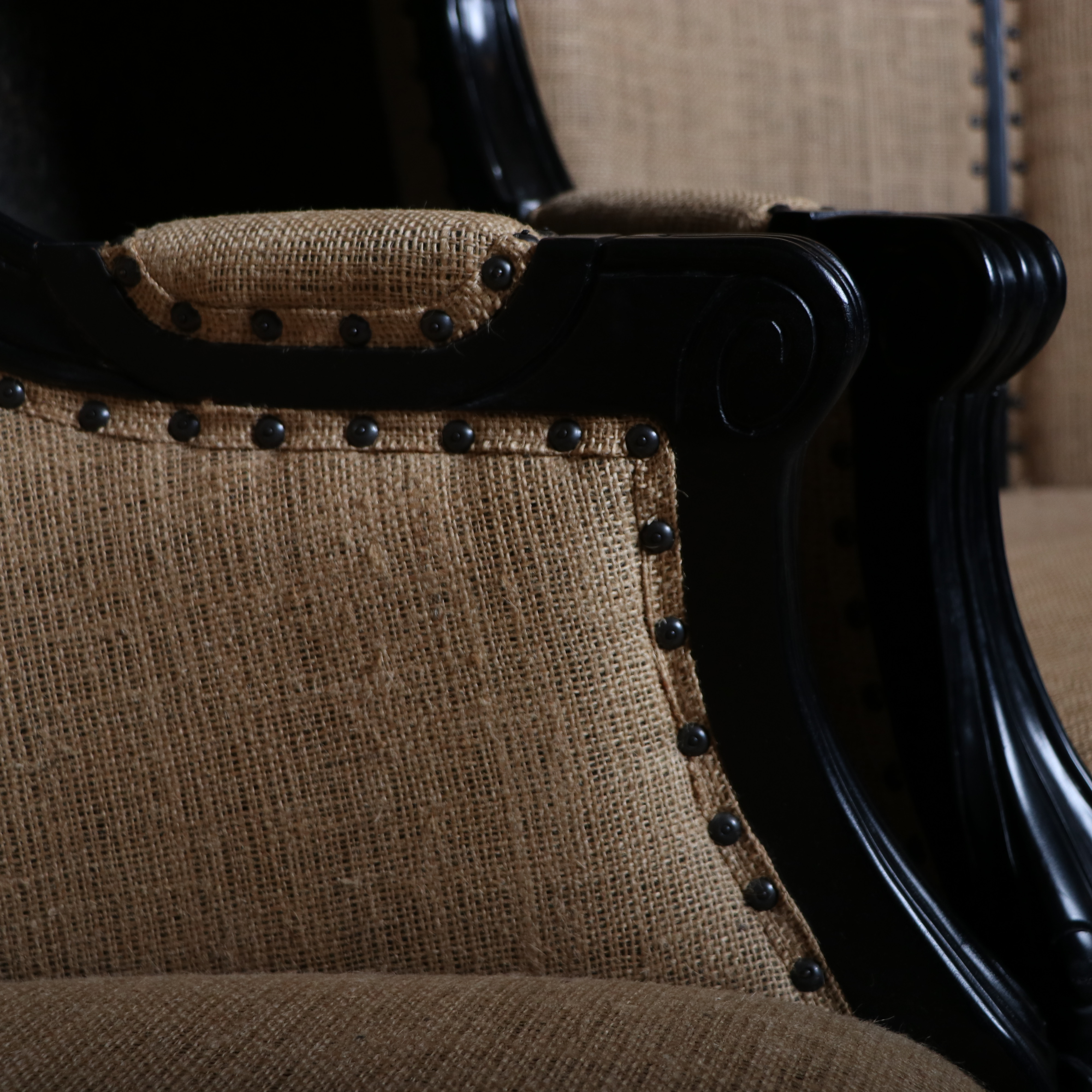 Pair of Louis XV Style Porter Chairs