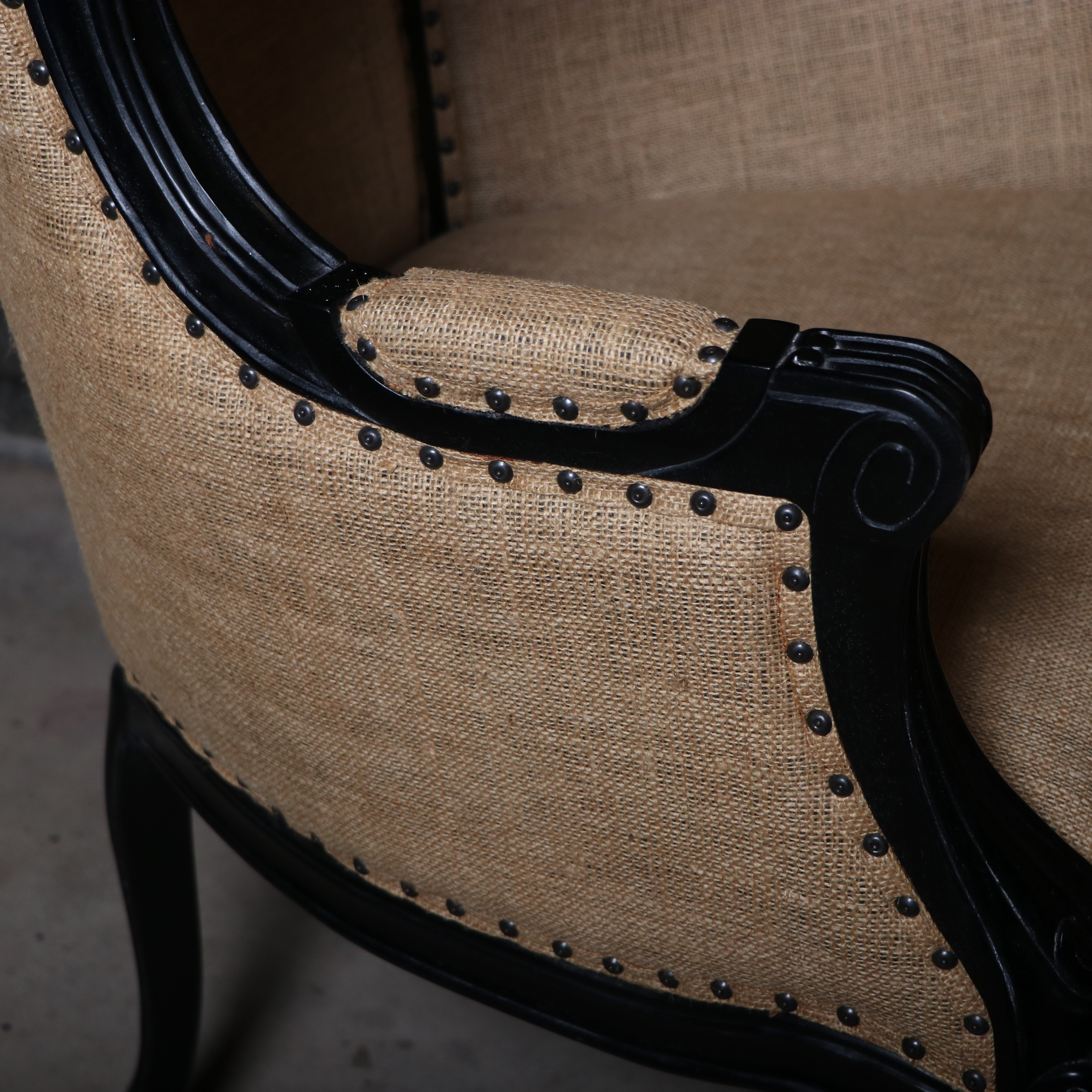 Pair of Louis XV Style Porter Chairs