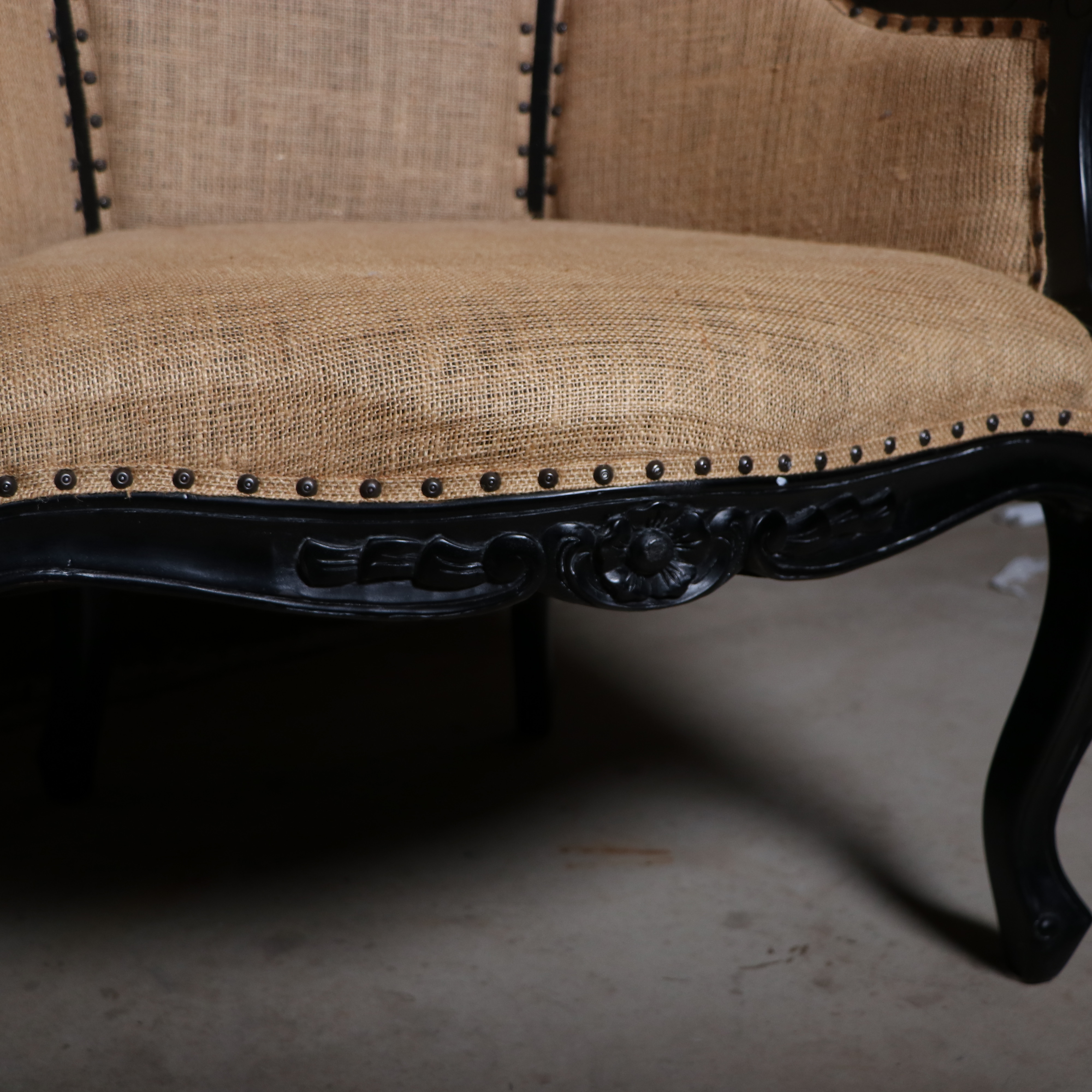 Pair of Louis XV Style Porter Chairs