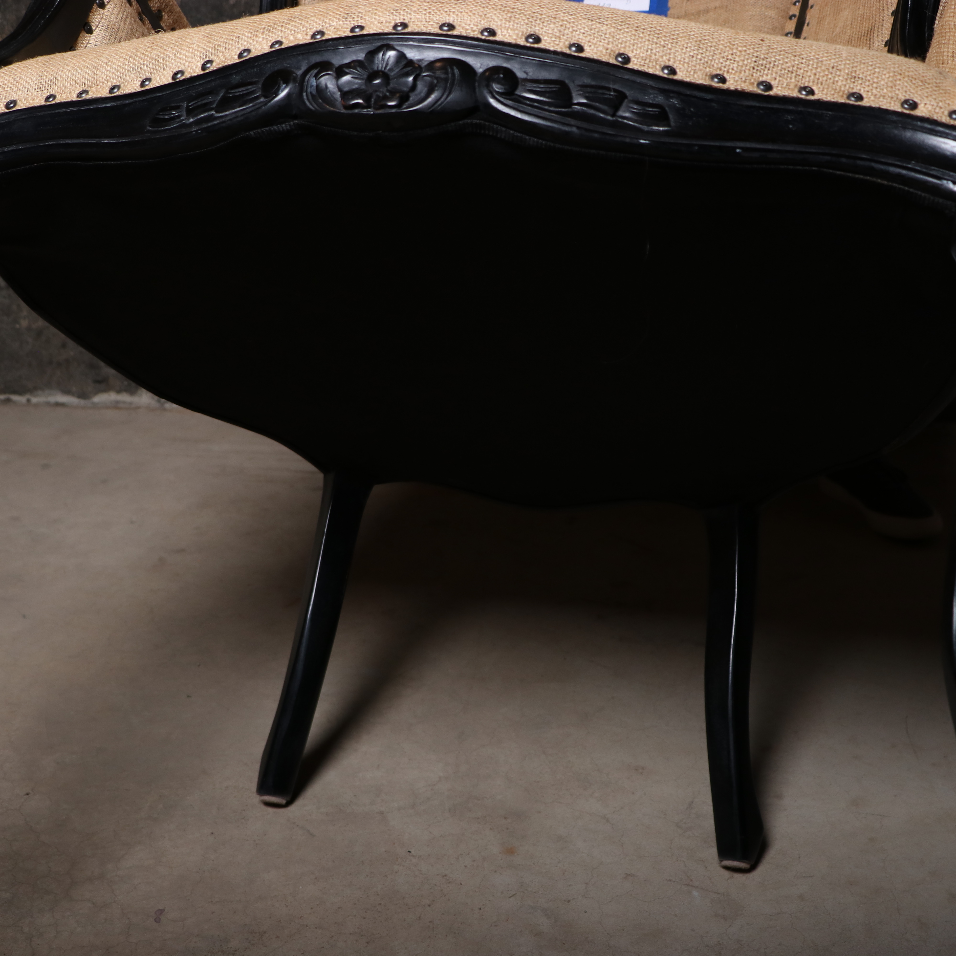 Pair of Louis XV Style Porter Chairs