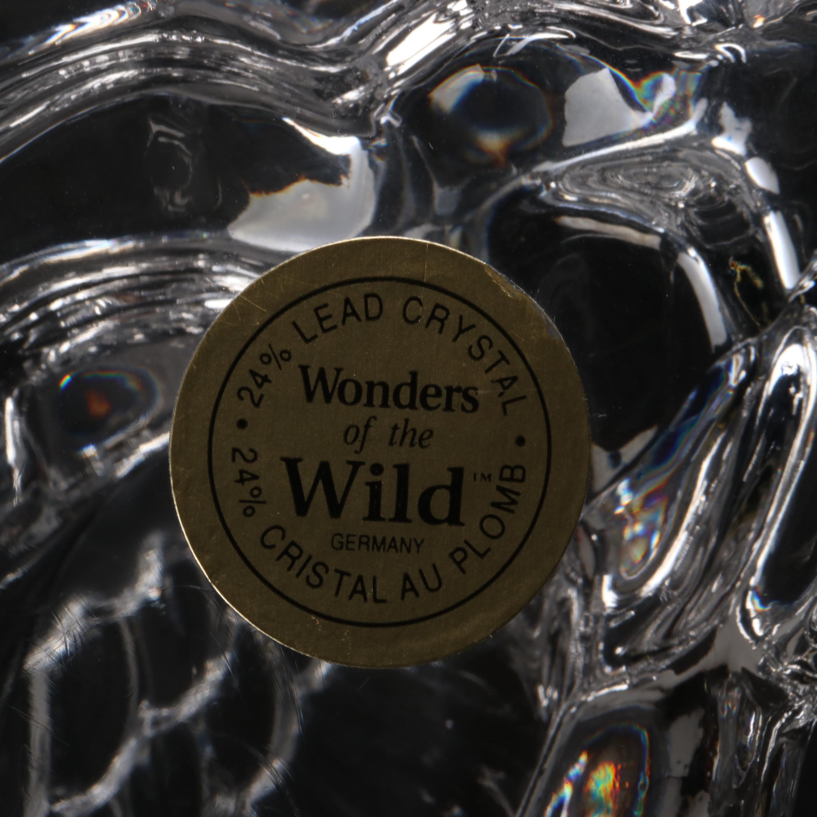 Cristal au Plomb "Wonders of the Wild" Crystal Figurines