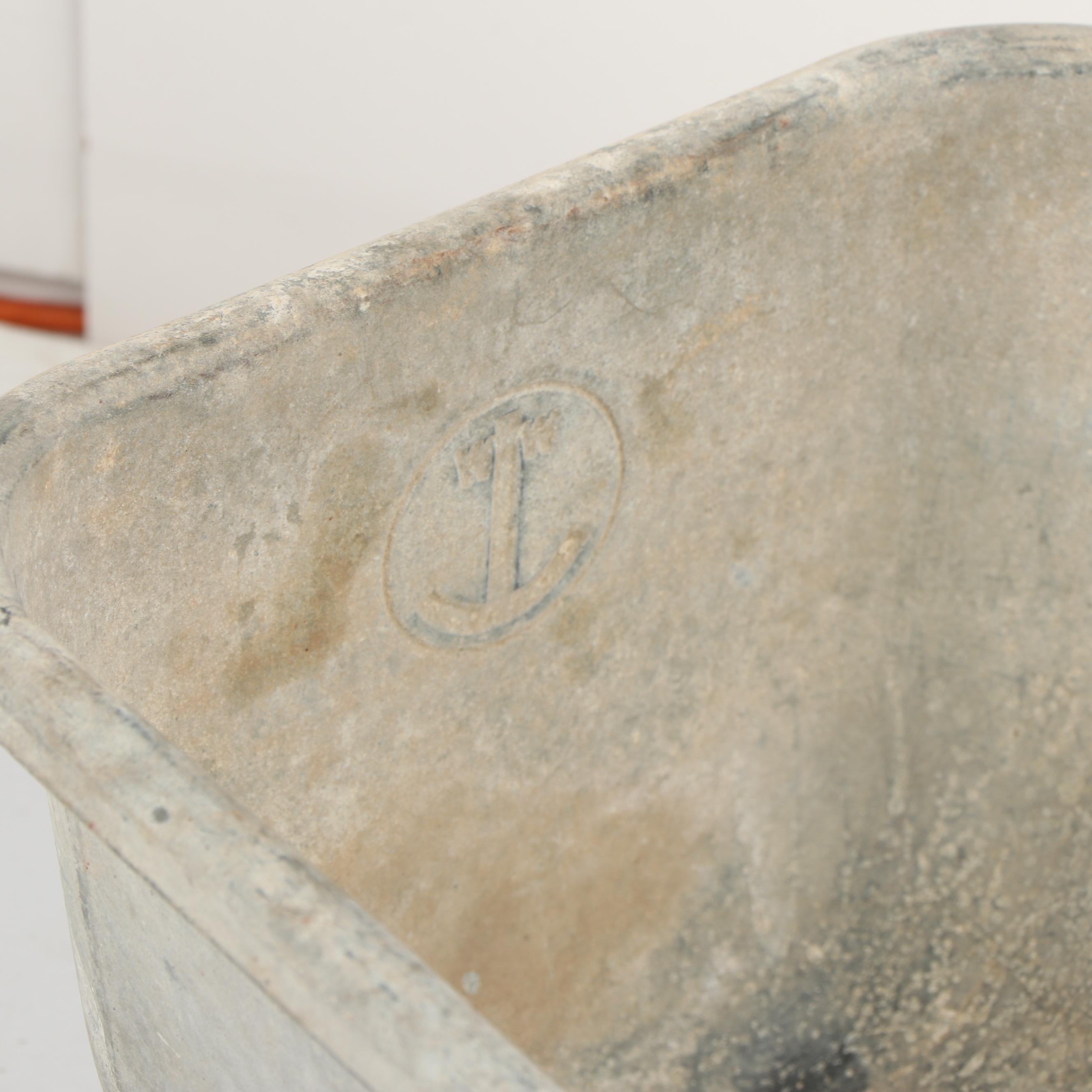 Vintage Metal Bathtub