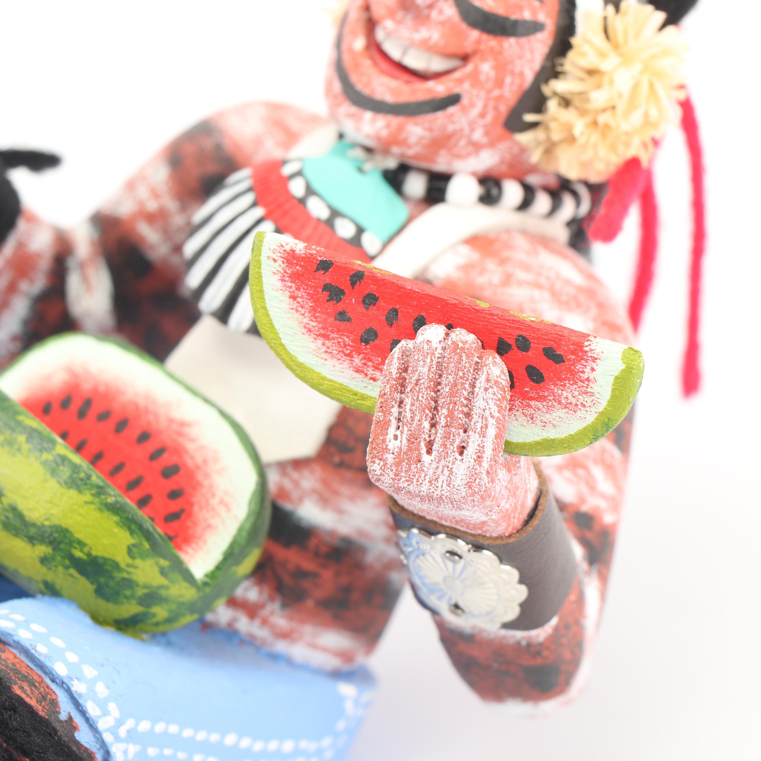 Fletcher Healing Kachina Doll "Seated Hano Clown"
