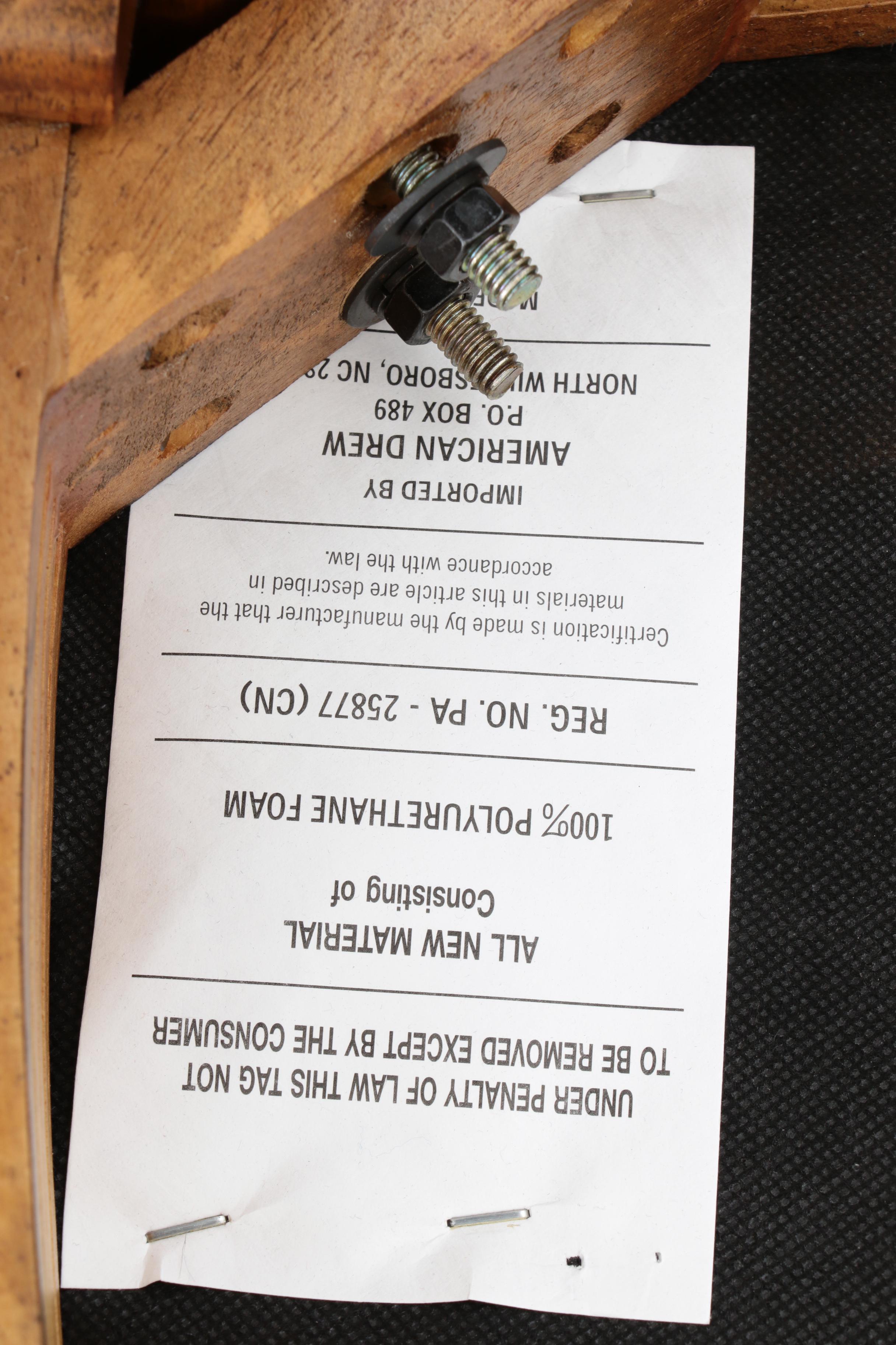 French Provincial Style Upholstered Side Chairs by American Drew