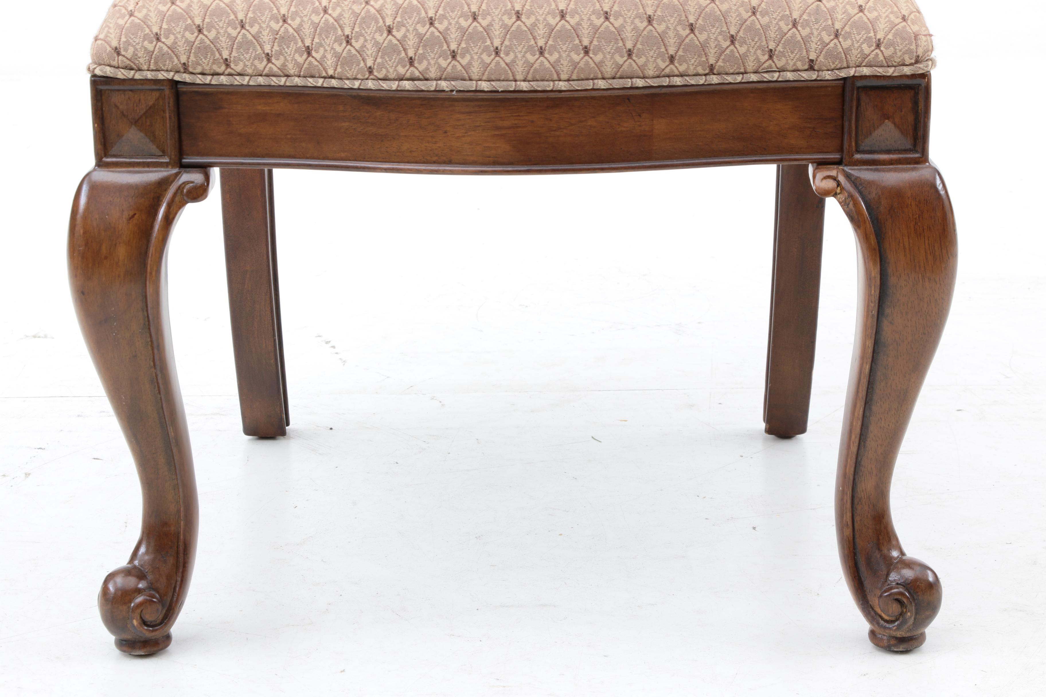 French Provincial Style Upholstered Side Chairs by American Drew