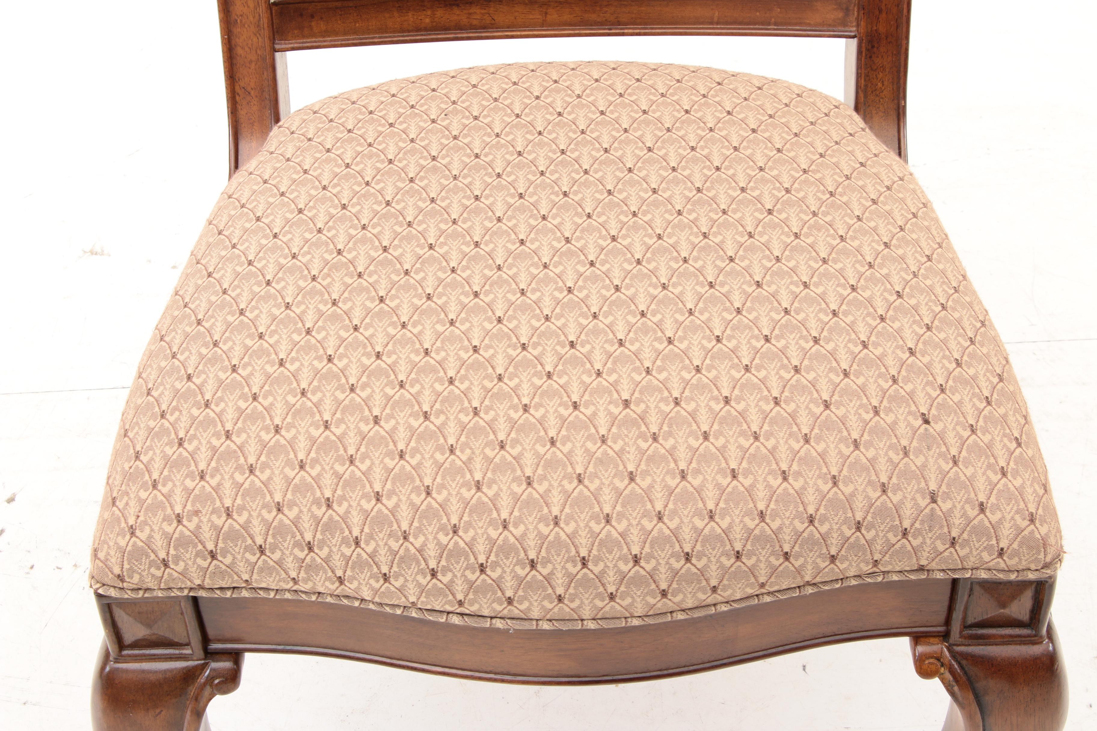 French Provincial Style Upholstered Side Chairs by American Drew