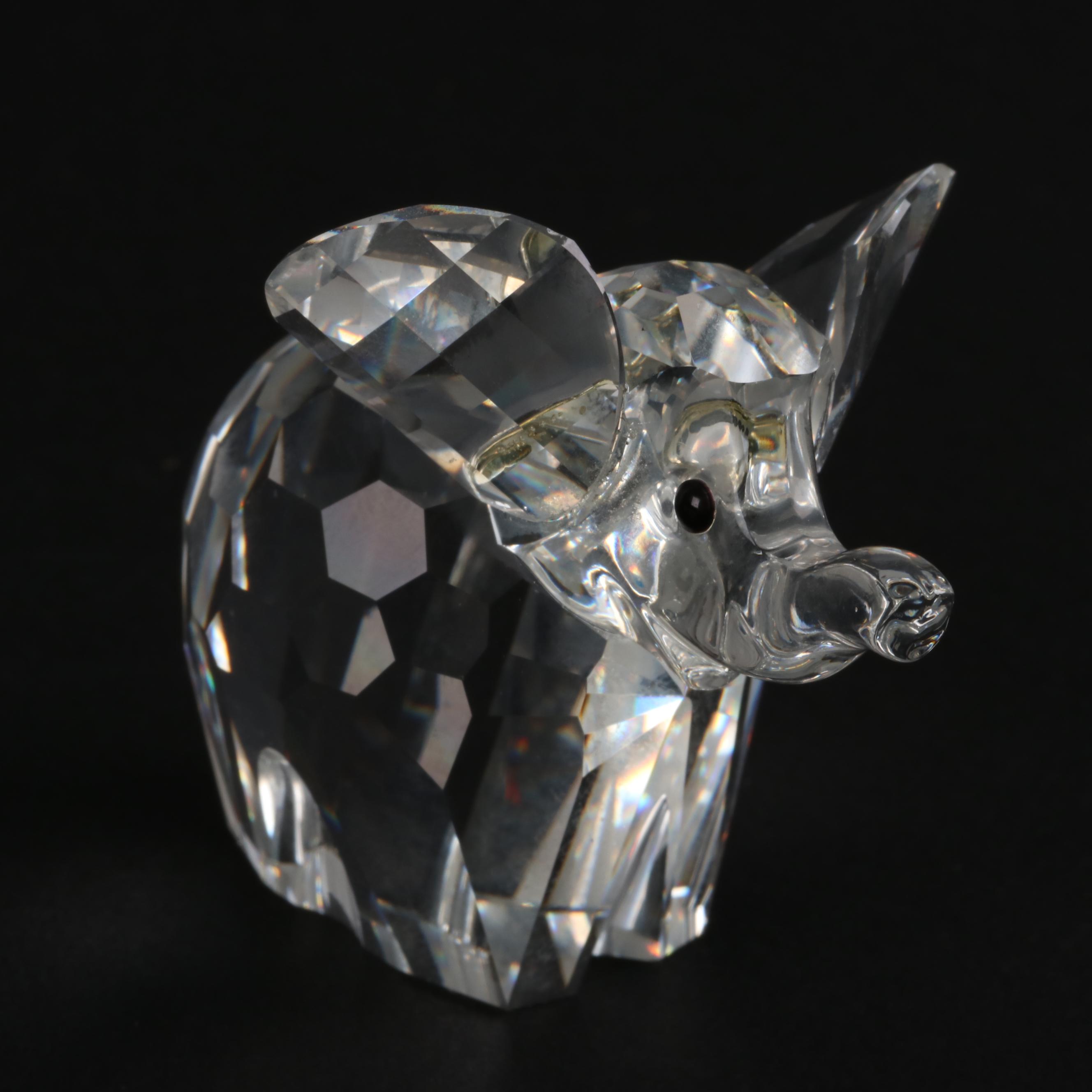 Swarovski Crystal Miniature Blowfish, Elephant and Penguins with Iceberg