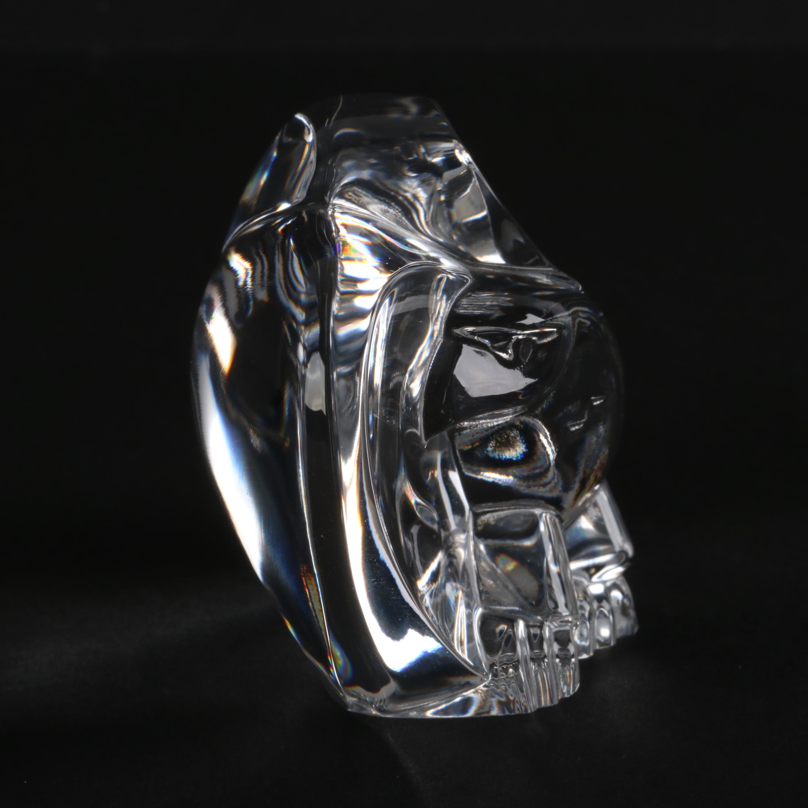 Steuben Glass Eagle Hand Cooler