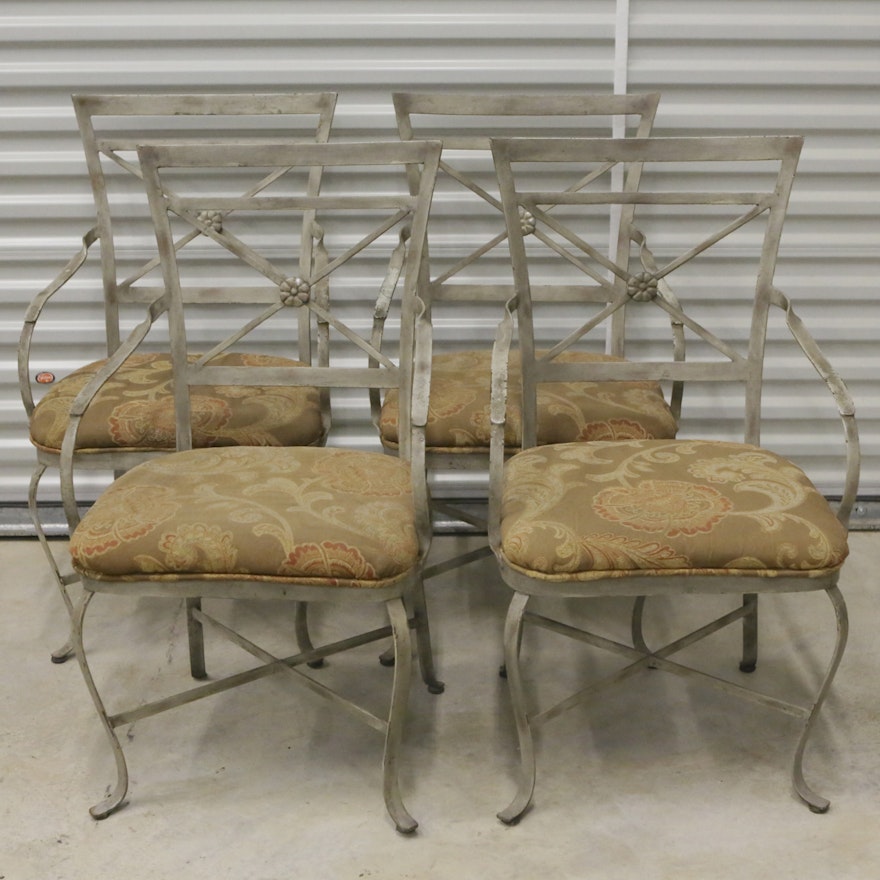 Contemporary Metal Armchairs