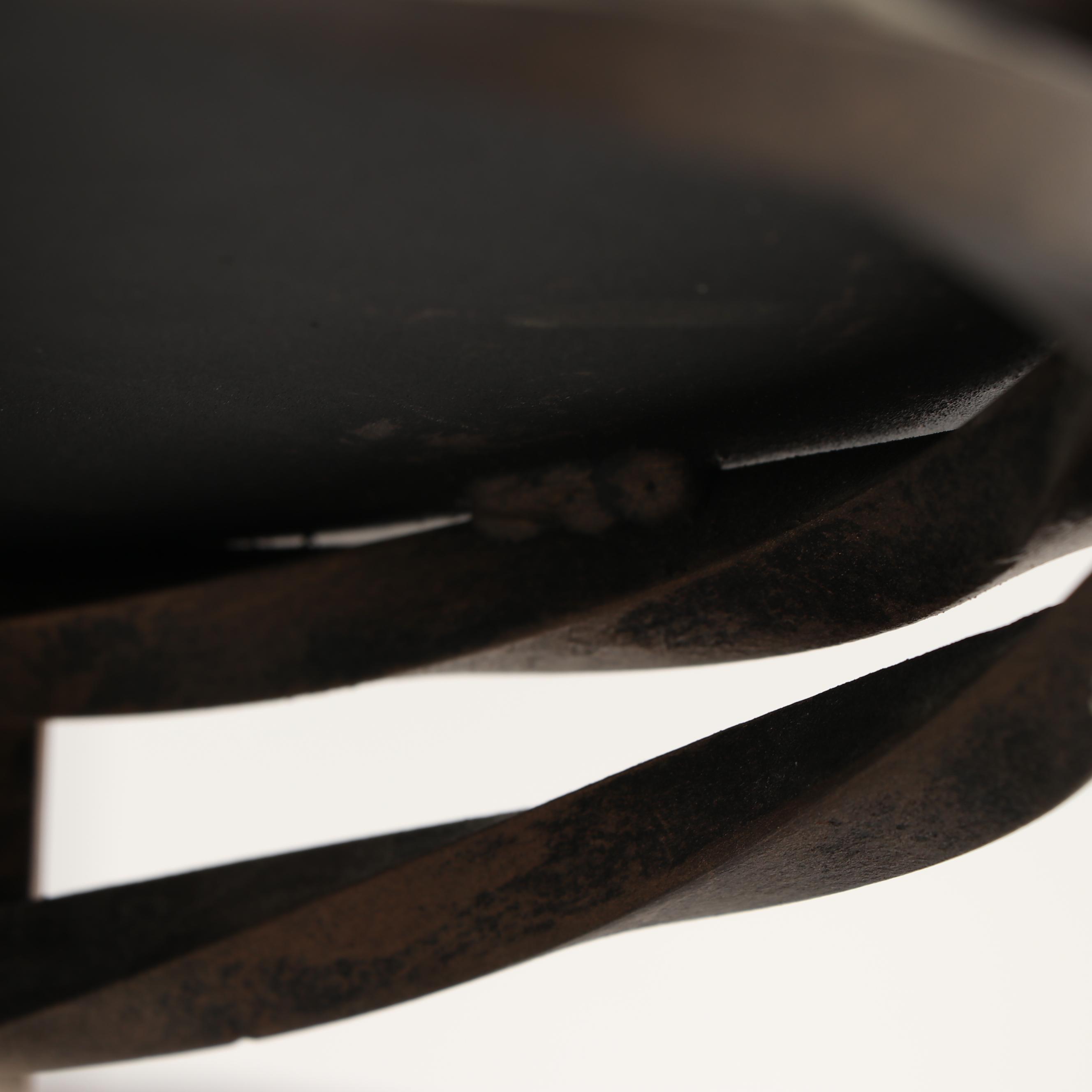 Stone Top Spiral and Finial Pedestal Table