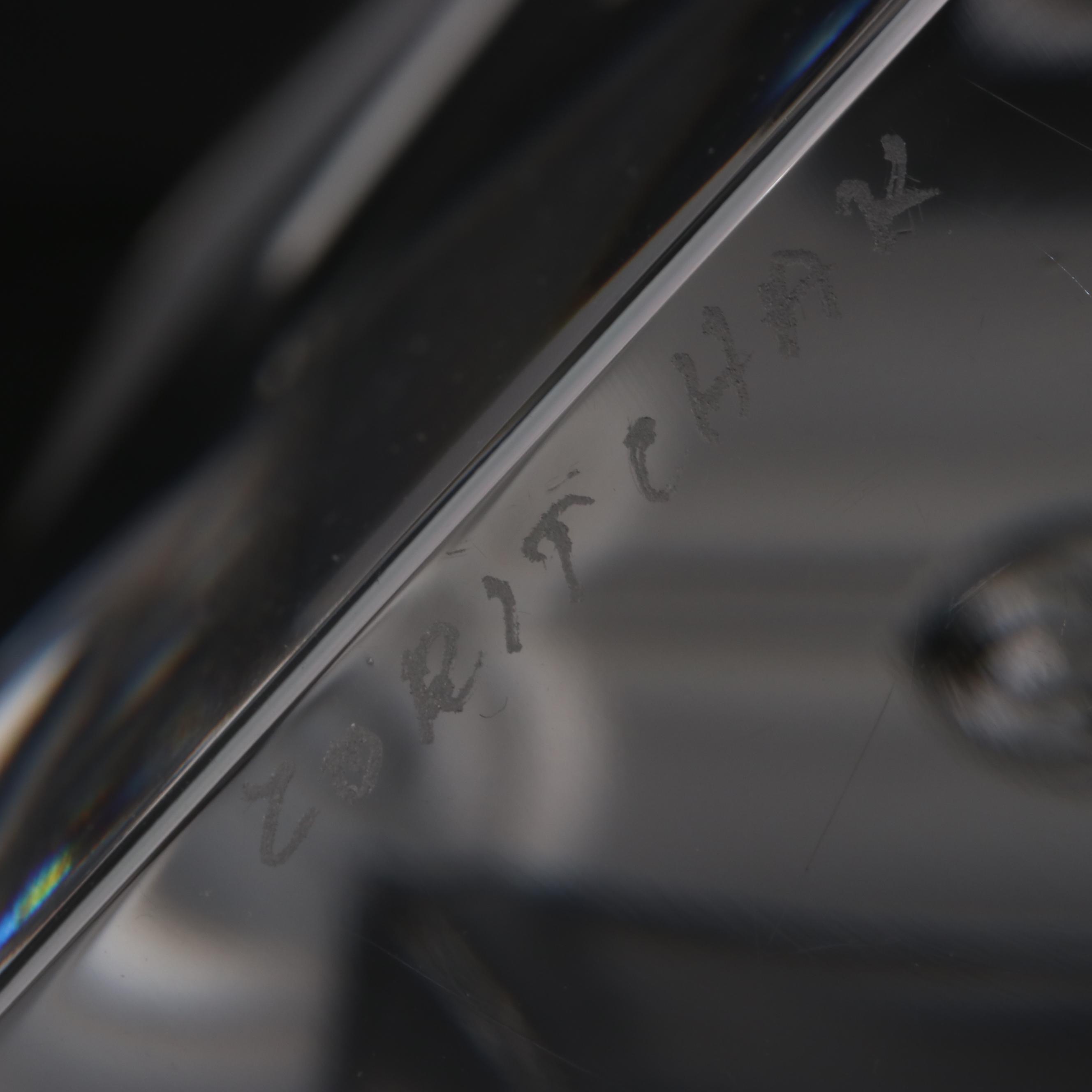 Val St. Lambert Signed Yan Zoritchak Abstract Crystal Owl Figurine