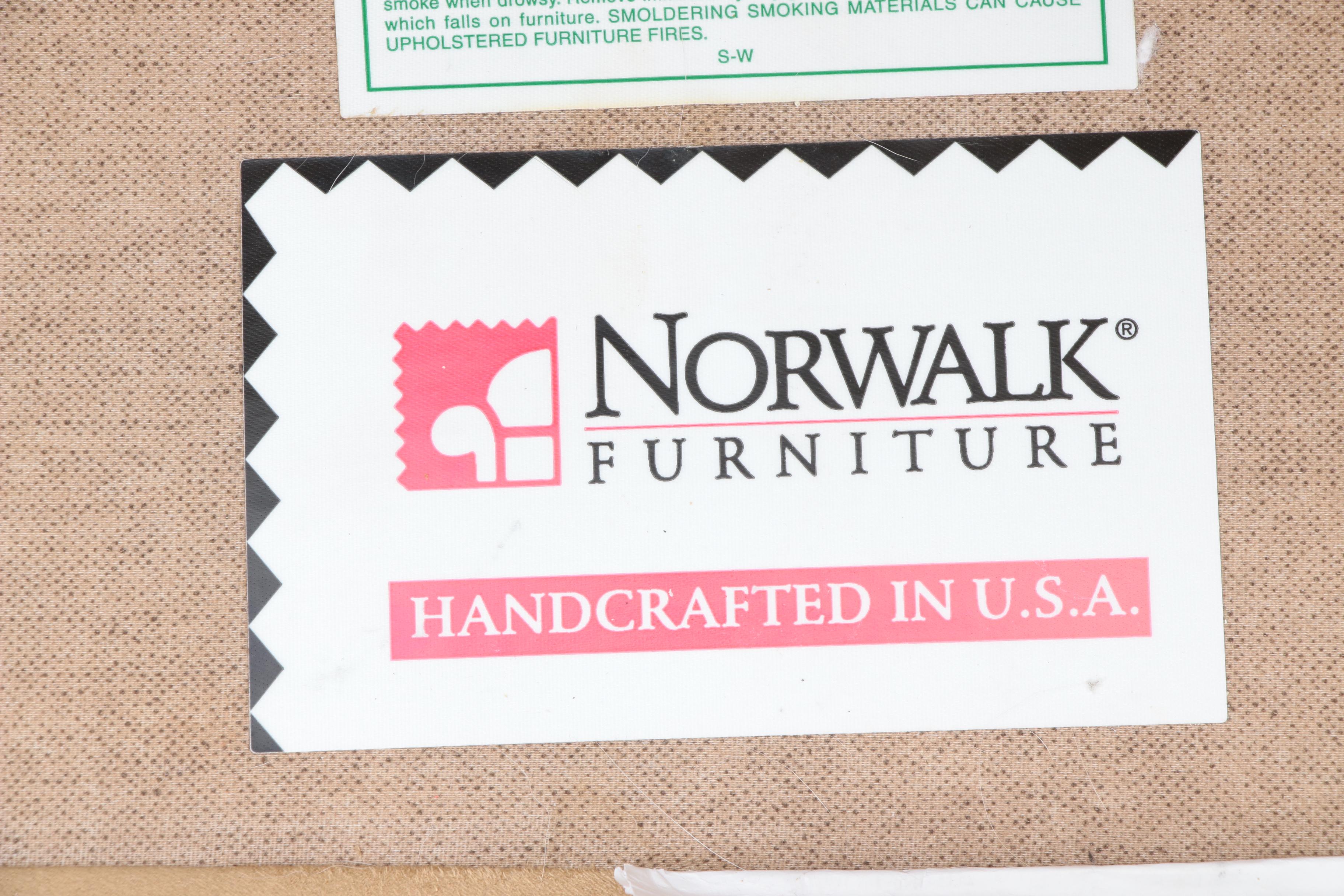 Tan Upholstered Loveseat by Norwalk Furniture