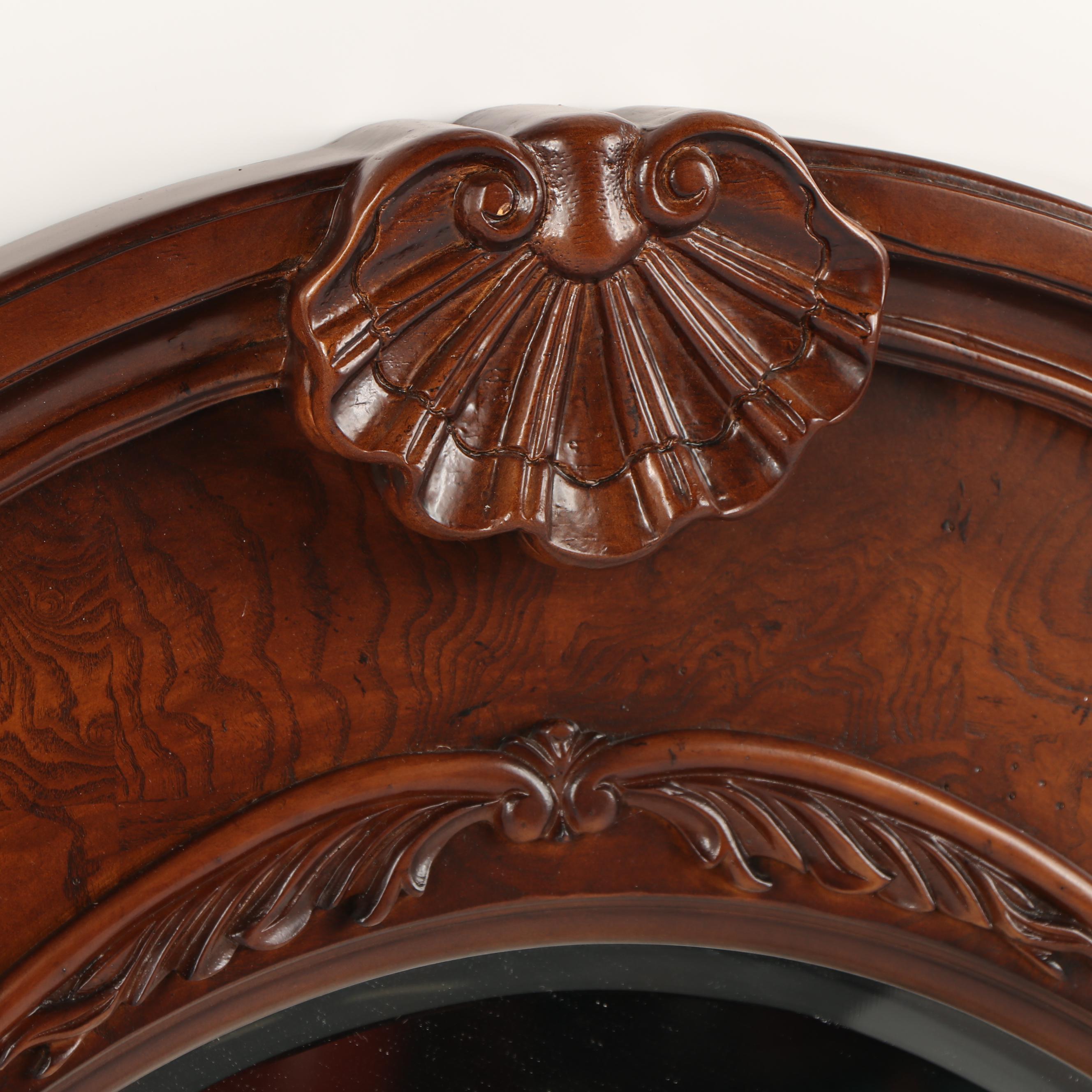 Decorative Composite Wood Wall Mirror