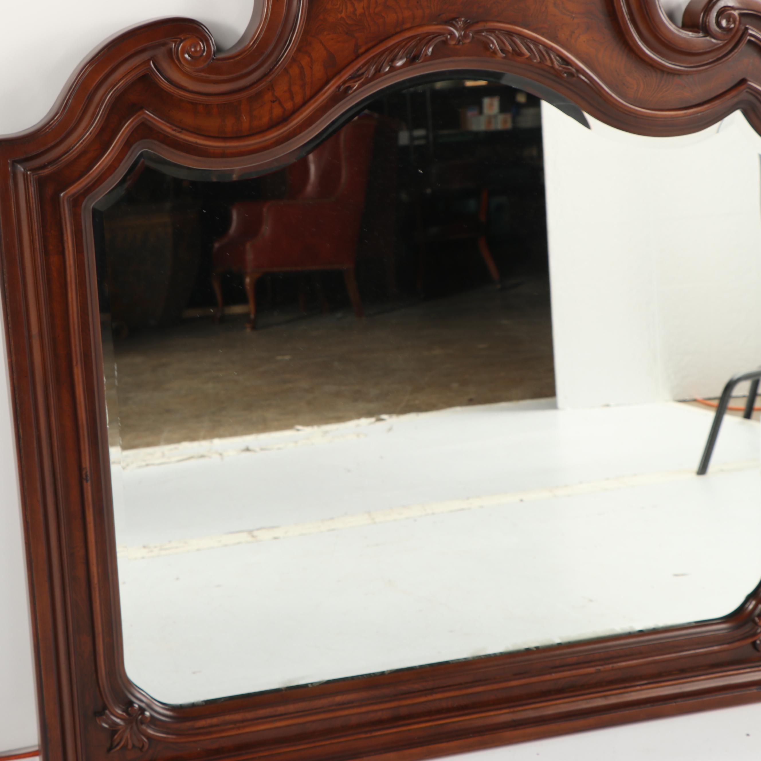 Decorative Composite Wood Wall Mirror