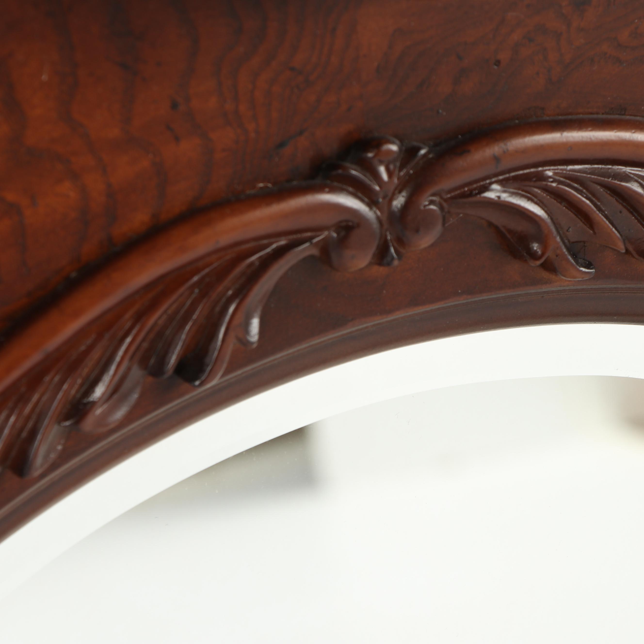 Decorative Composite Wood Wall Mirror