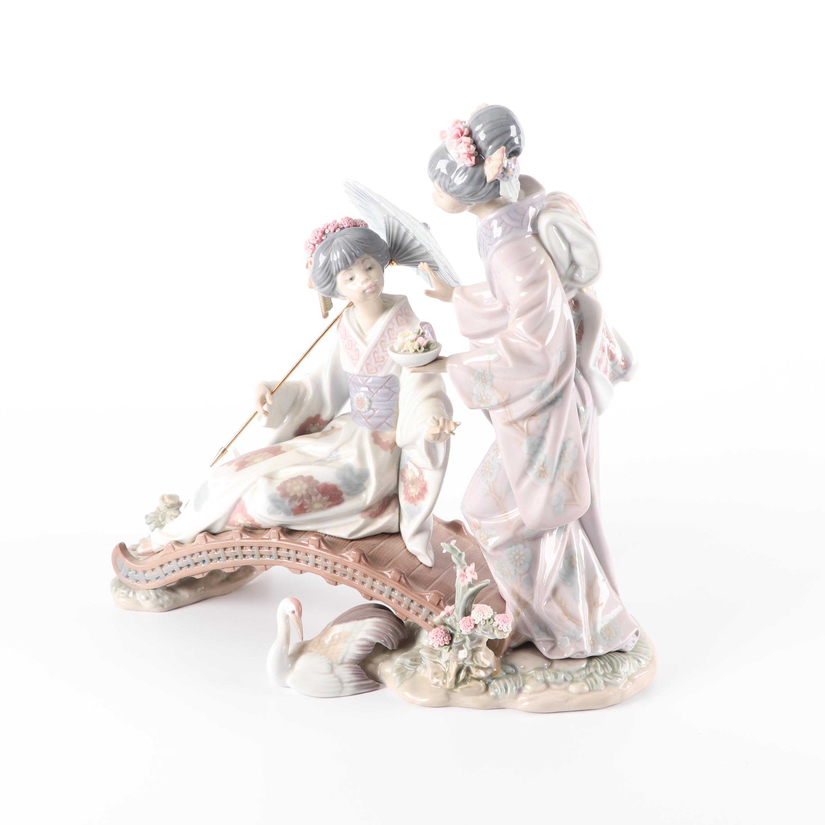 1984 Lladró "Springtime in Japan" Porcelain Figurine