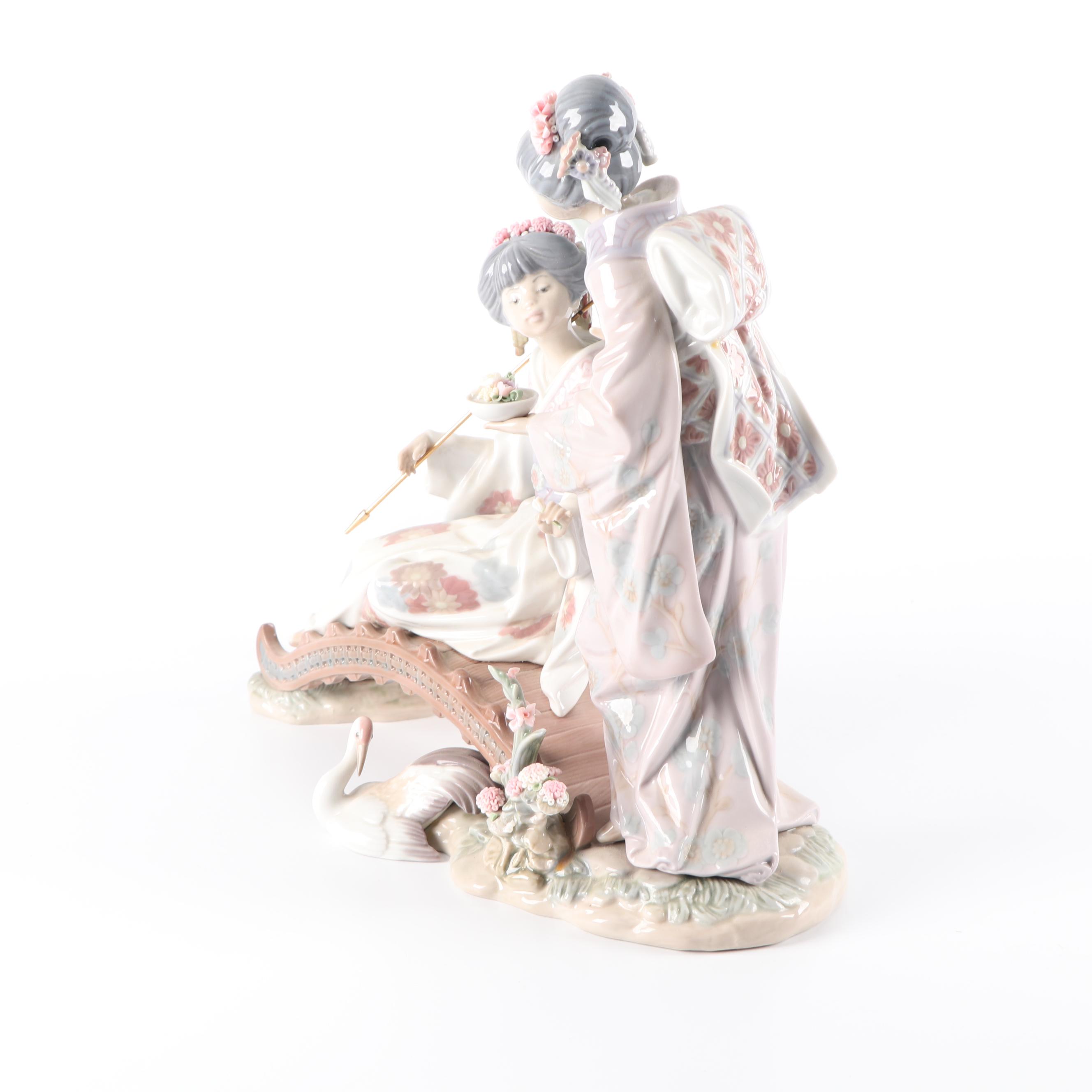 1984 Lladró "Springtime in Japan" Porcelain Figurine