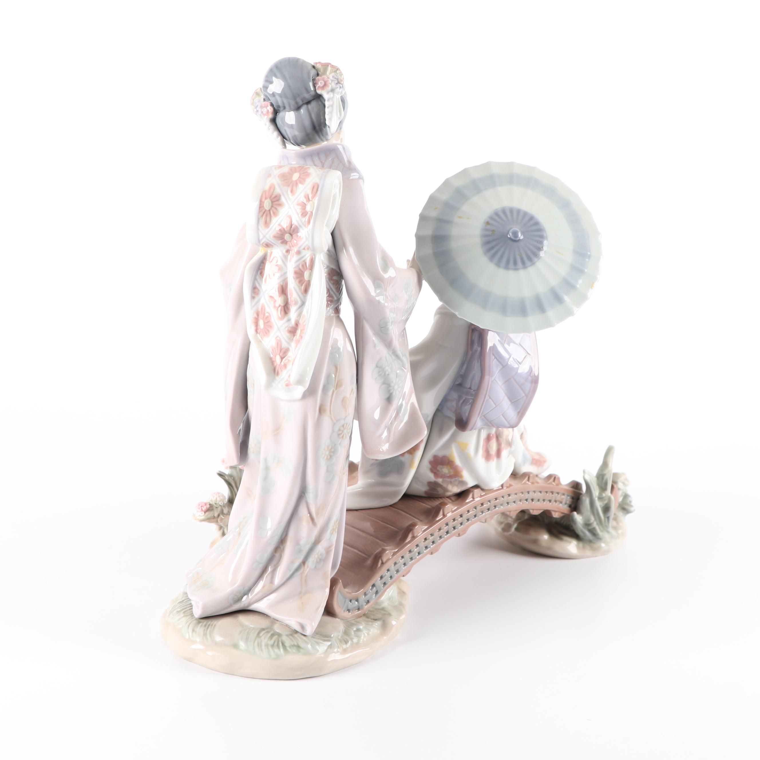 1984 Lladró "Springtime in Japan" Porcelain Figurine