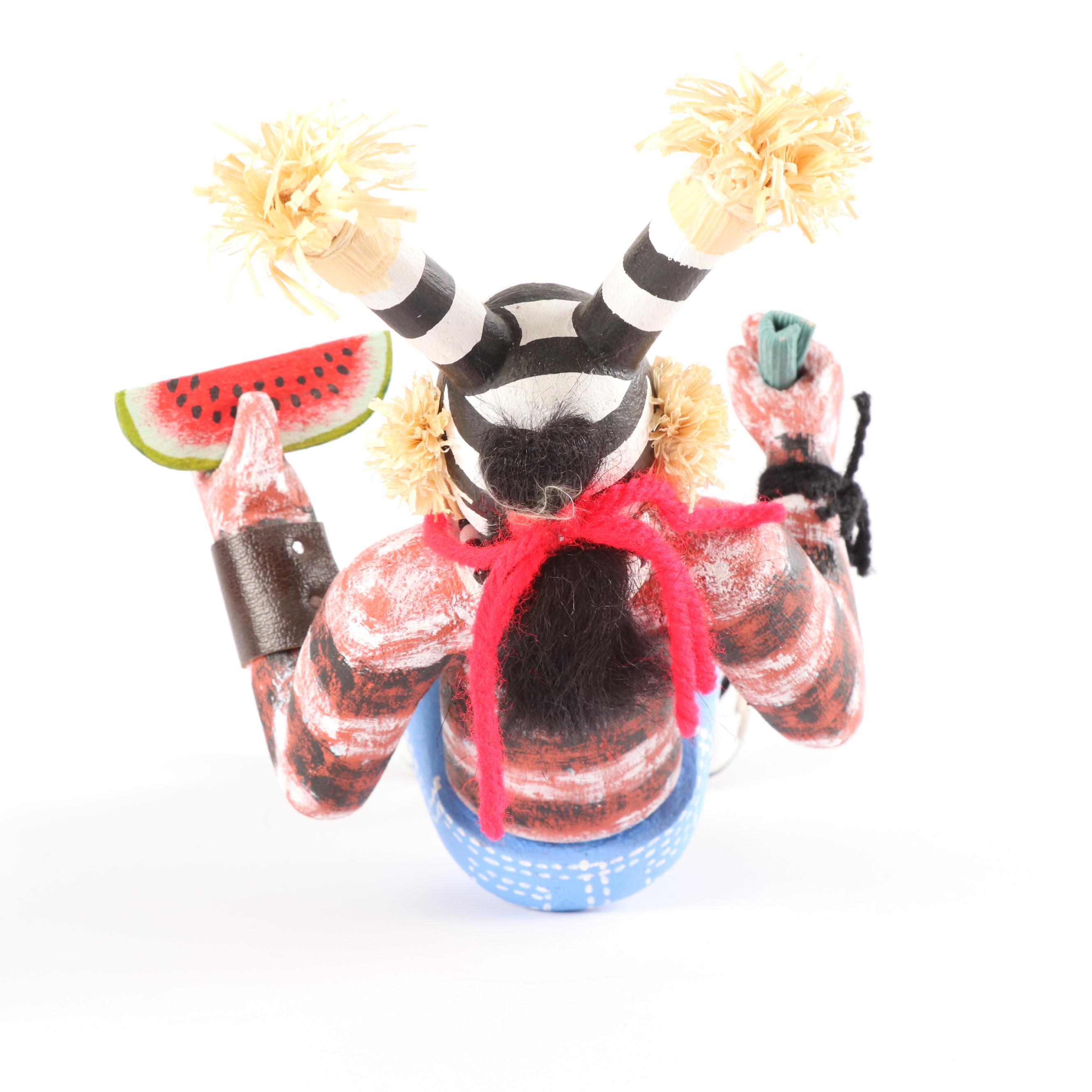 Fletcher Healing Kachina Doll "Seated Hano Clown"