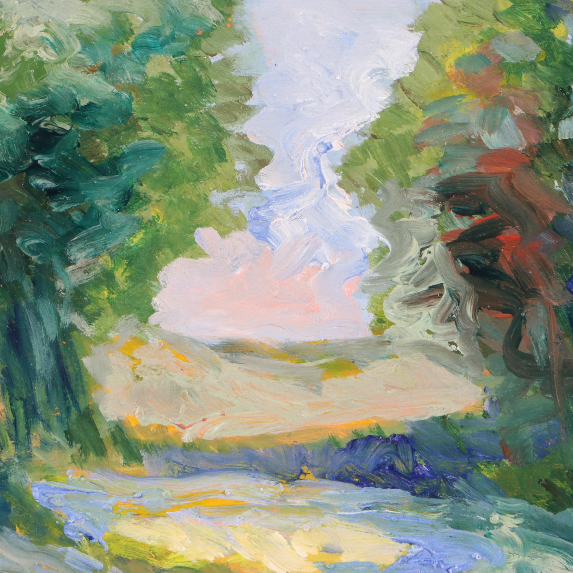 Sulmaz H. Radvand Landscape Acrylic Painting