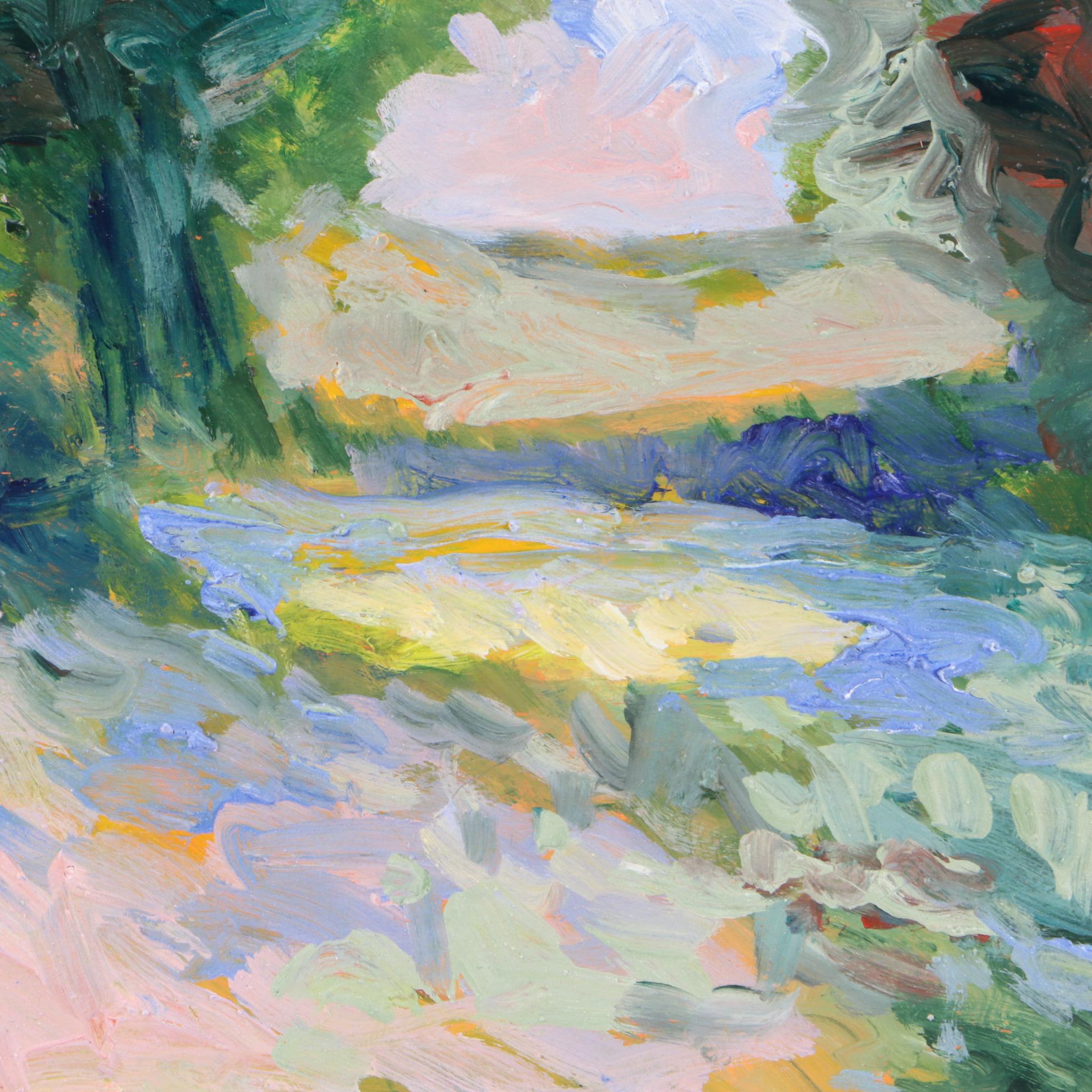 Sulmaz H. Radvand Landscape Acrylic Painting