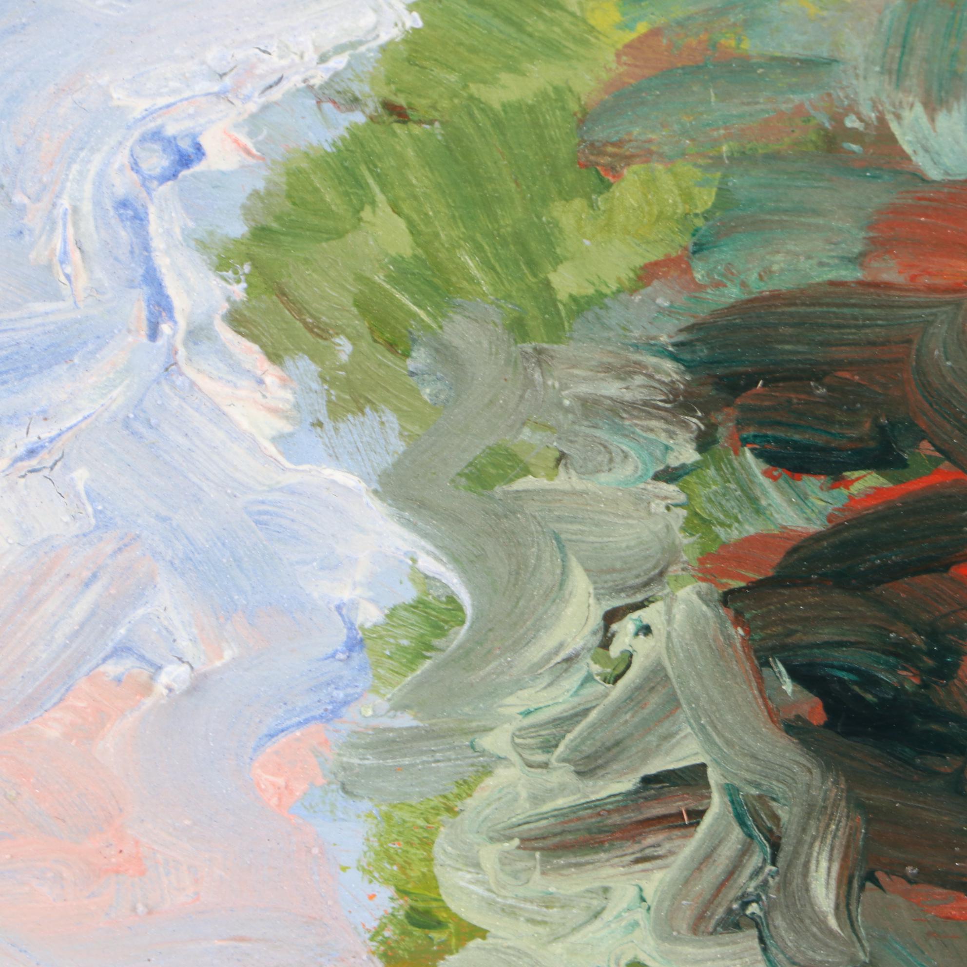 Sulmaz H. Radvand Landscape Acrylic Painting