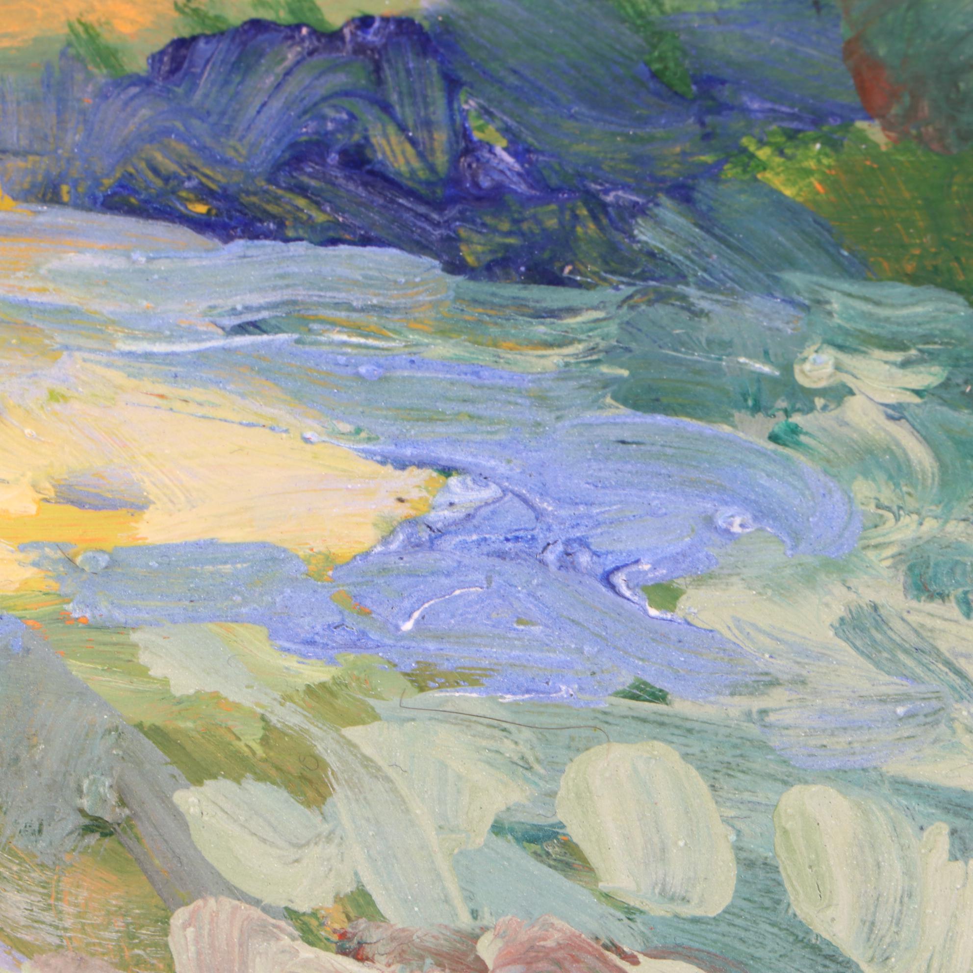 Sulmaz H. Radvand Landscape Acrylic Painting