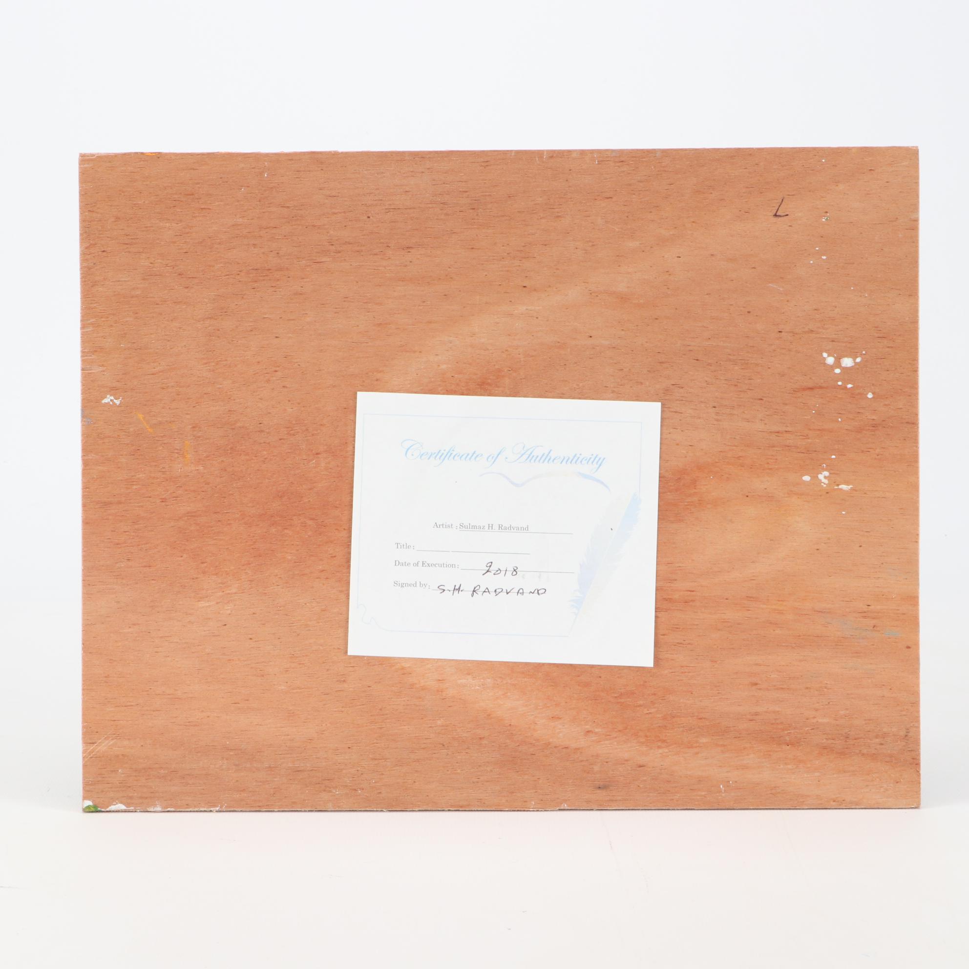 Sulmaz H. Radvand Landscape Acrylic Painting