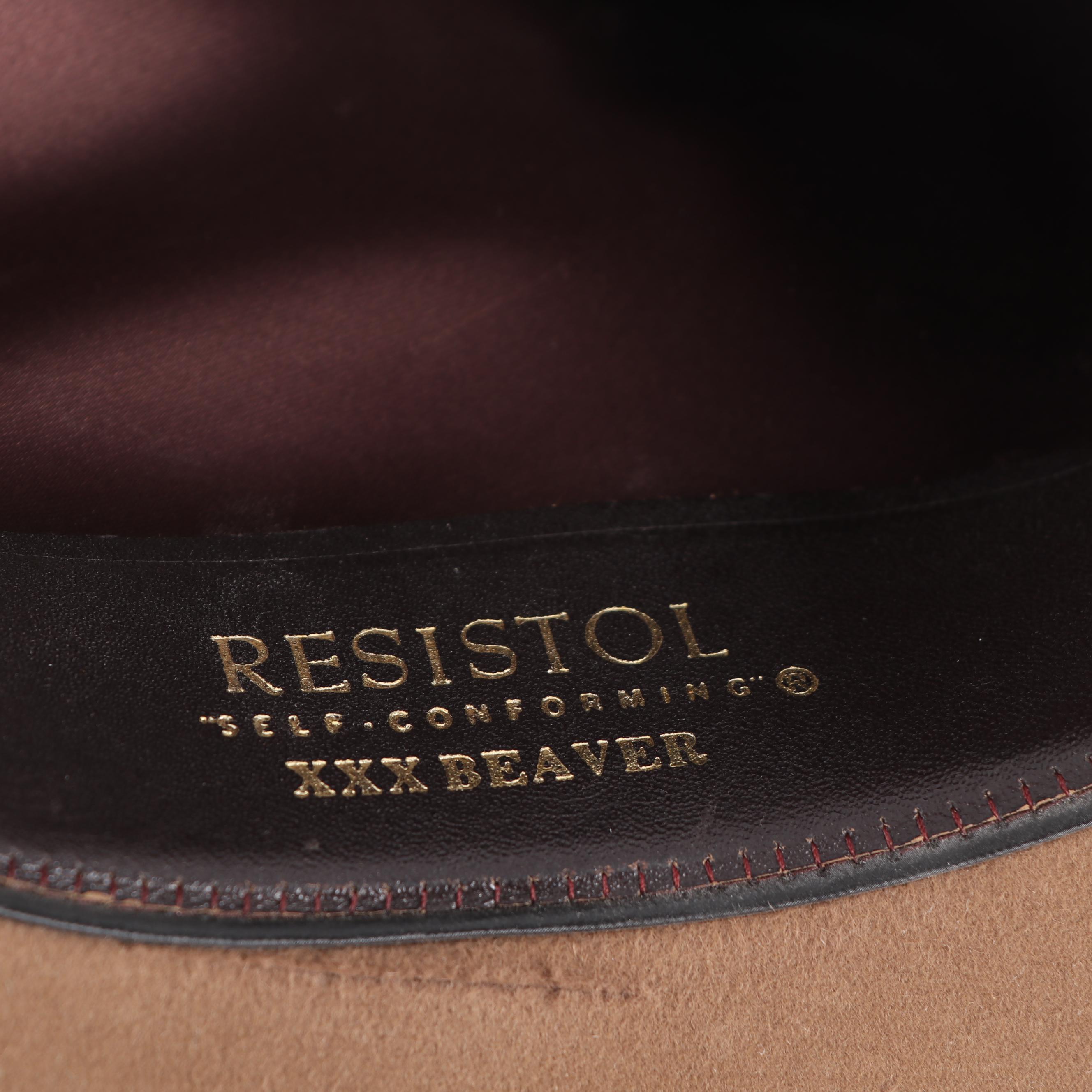 Men's Resistol Taupe 3X Felted Beaver Fur Cowboy Hat